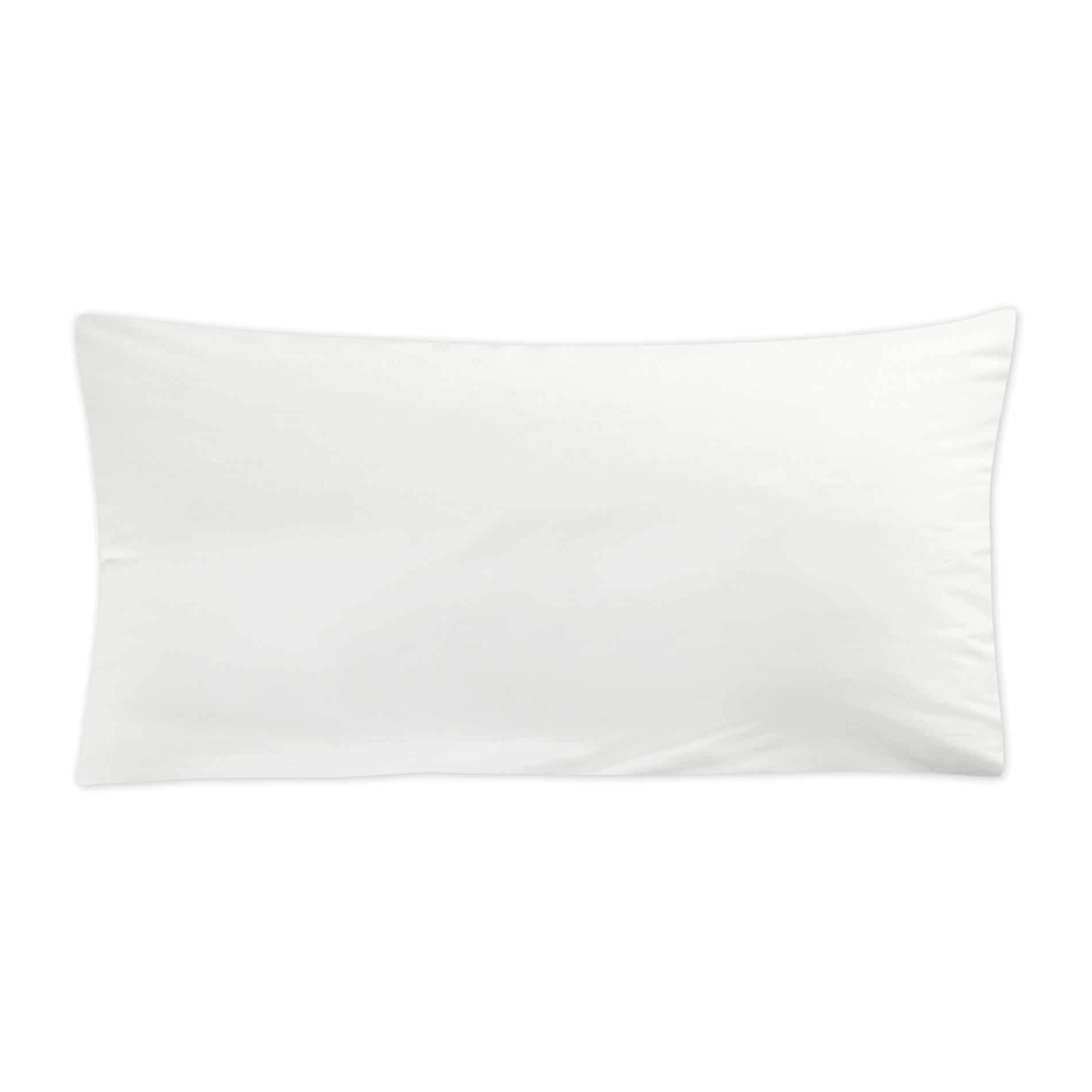 Kissenbezug IRISETTE, B:40cm L:80cm, weiß, Baumwolle, Obermaterial: 95% Baumwolle, 5% Elasthan, Kissenbezüge, "Porto 20", besonders elastisch, weich,