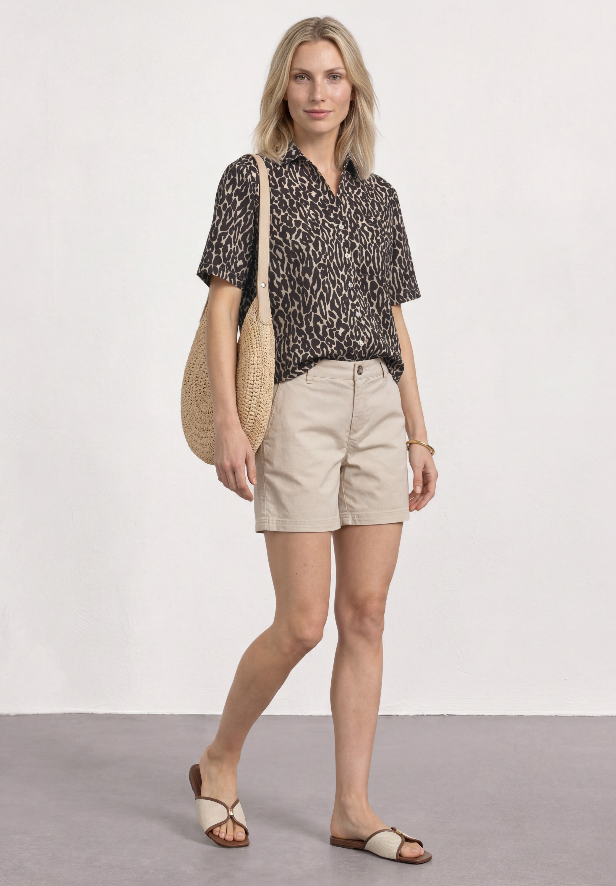 STREET ONE Hemdbluse aus reiner Baumwolle