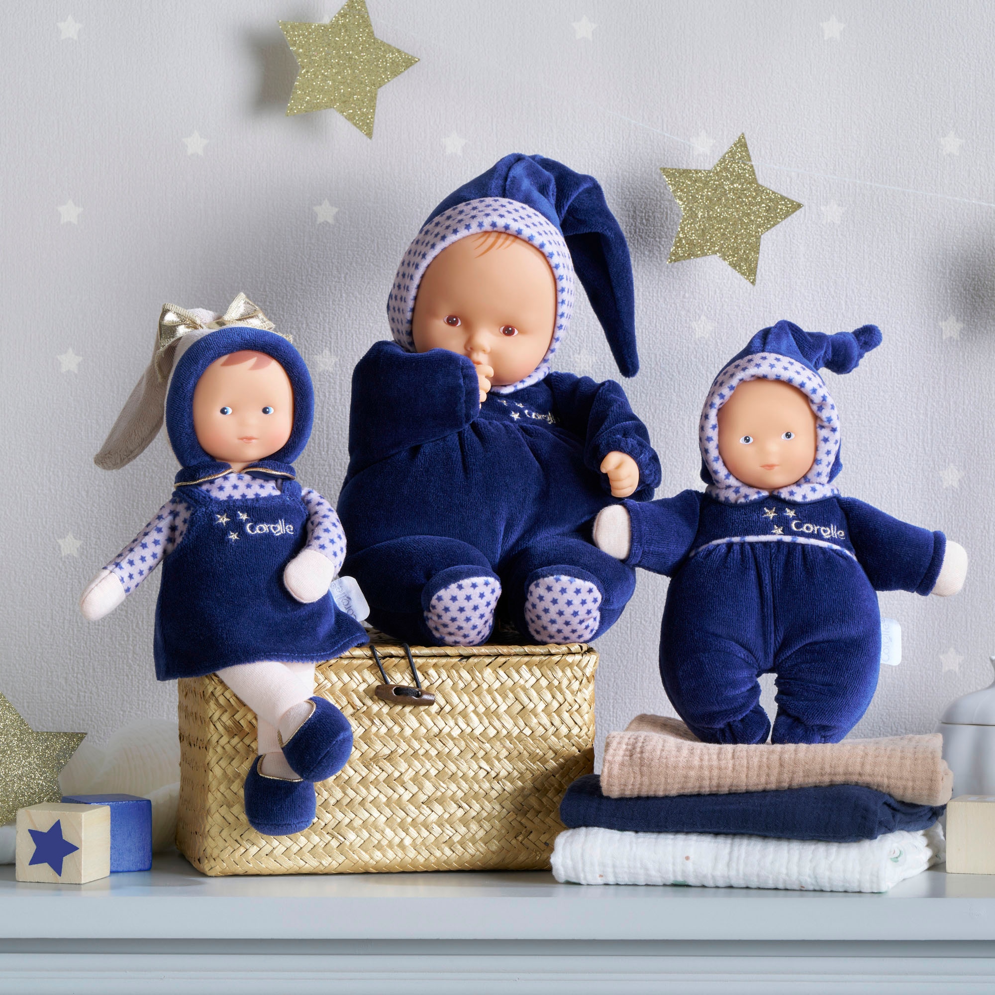 Corolle® Babypuppe »Corolle Mon Doudou Miss, blaue Sternenträume«, mit Vanilleduft