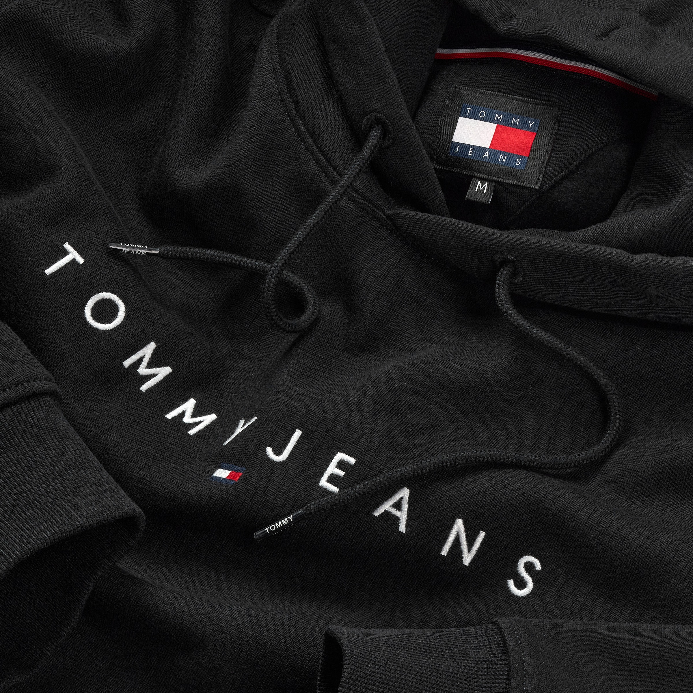 Tommy Jeans Hoodie »TJM REG LINEAR LOGO HOODIE EXT«, mit Logo-Stickerei