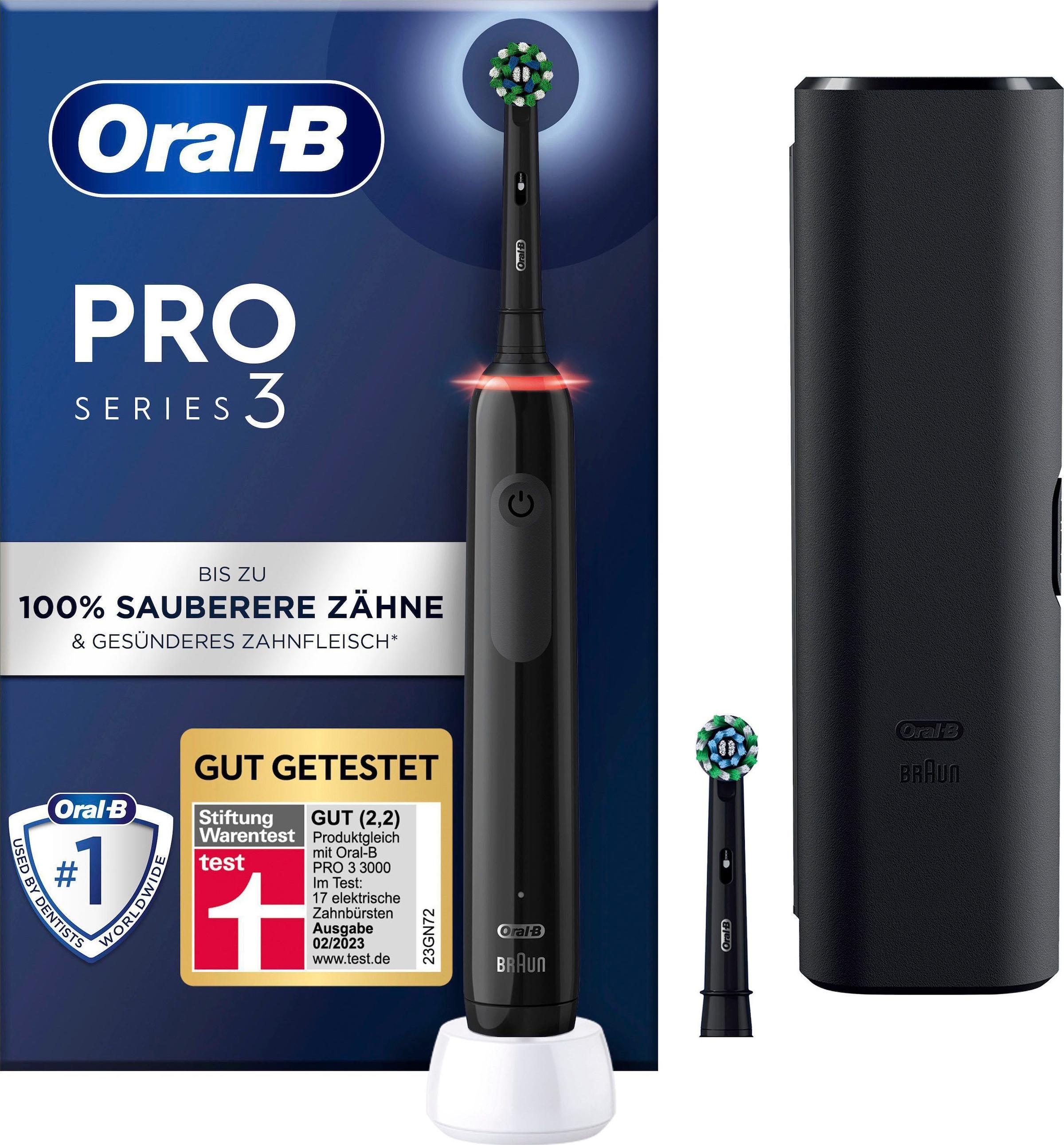 Oral-B Elektrische Zahnbürste »Pro 3 3500« 2 ...