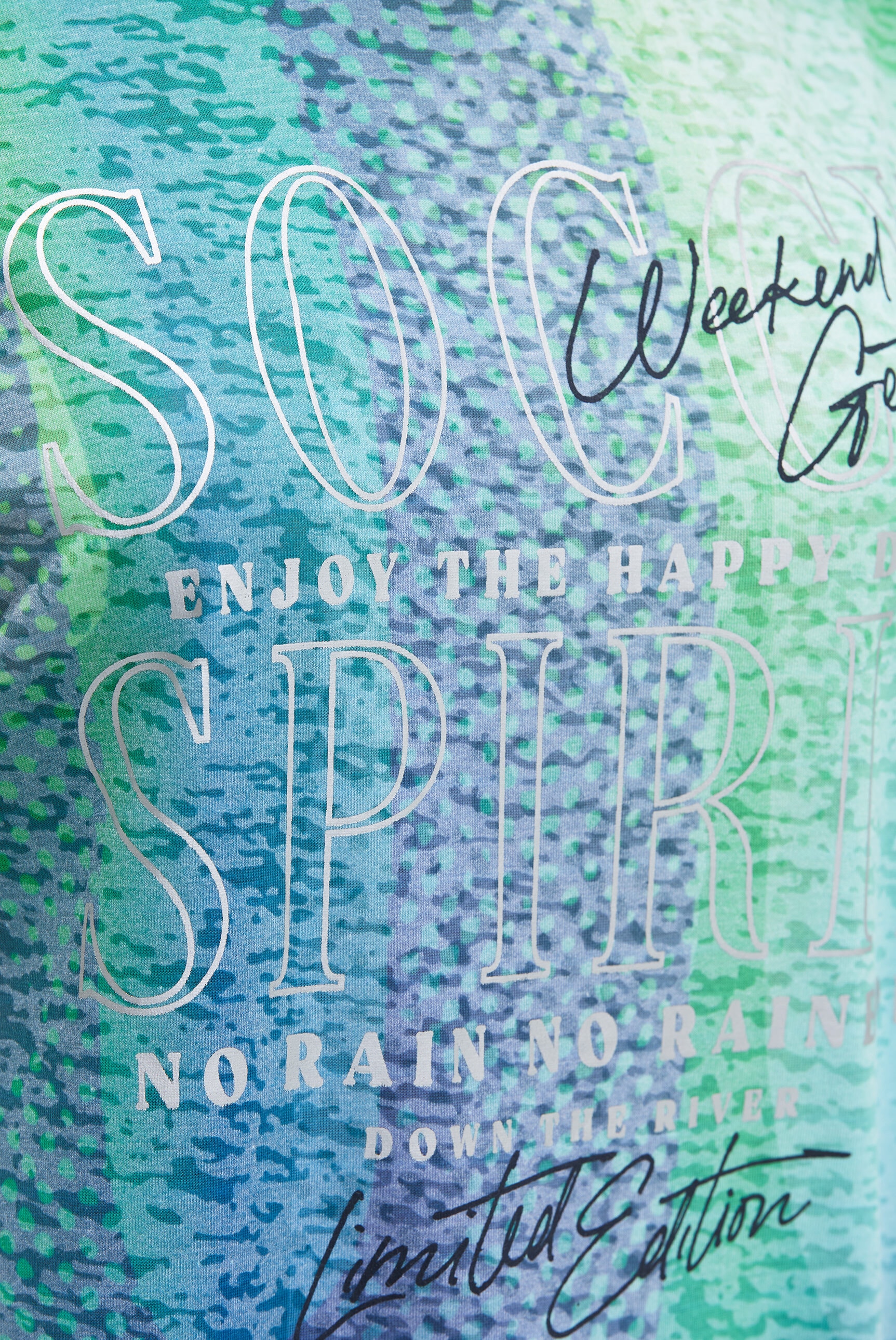 SOCCX Rundhalsshirt mit Gummizug im Saum