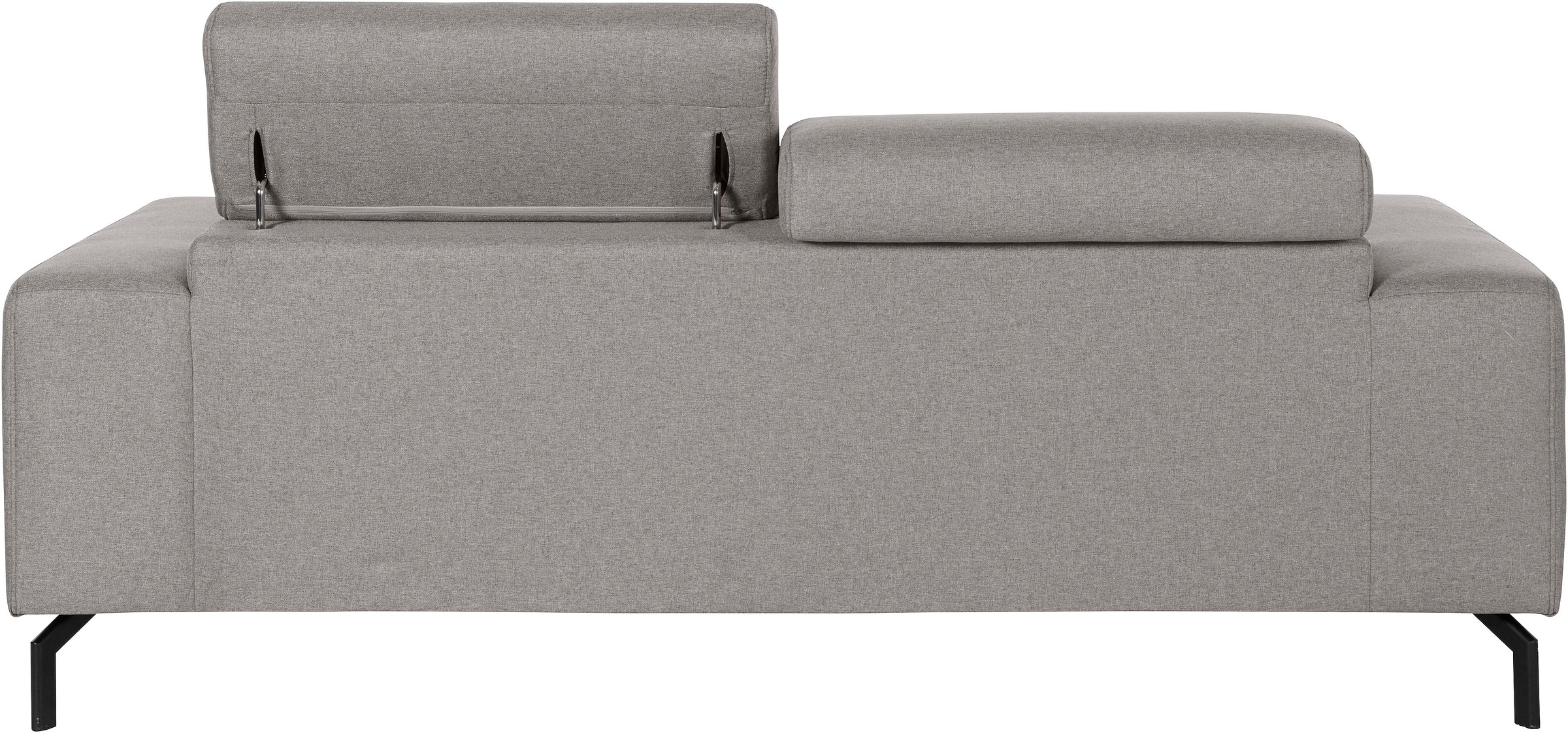 DOMO collection 2-Sitzer »Cunelli zeitlos und elegant, moderne Sitznähte als Designelement,«, wahlweise mit 6-fach verstellbaren Kopfteilen, fester Sitzkomfort