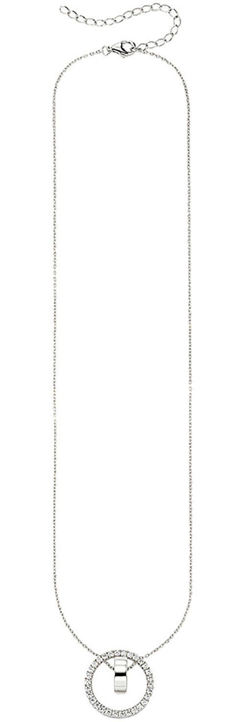 Aniston JEWELRY & WATCHES Kette mit Anhänger »Schmuck Geschenk Silber 925 Halsschmuck«, mit Zirkonia (synth.)