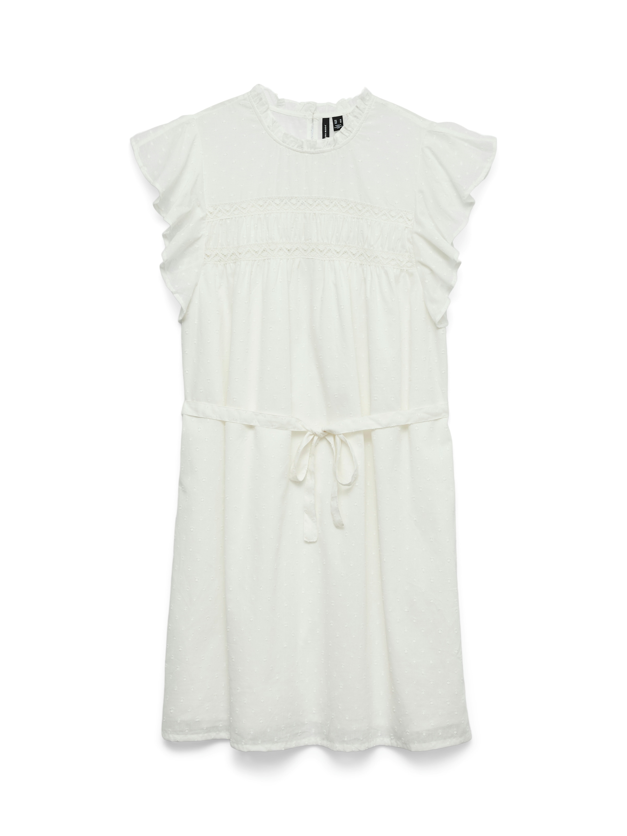 Vero Moda Minikleid »VMTRINE SL SHORT LACE DRESS WVN GA NOOS«