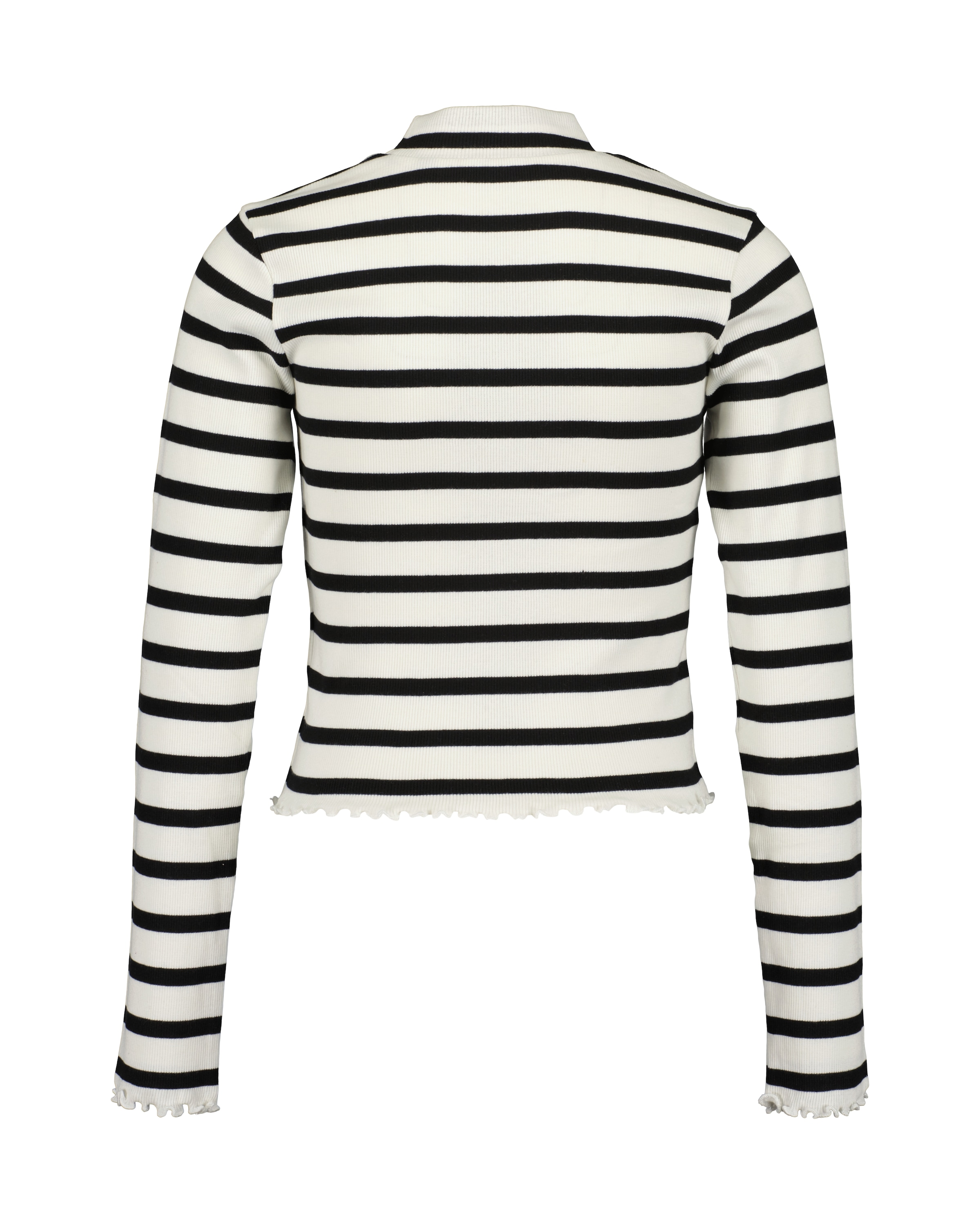 Blue Seven Langarmshirt, mit schmalem Stehkragen und tollen Wellenkanten