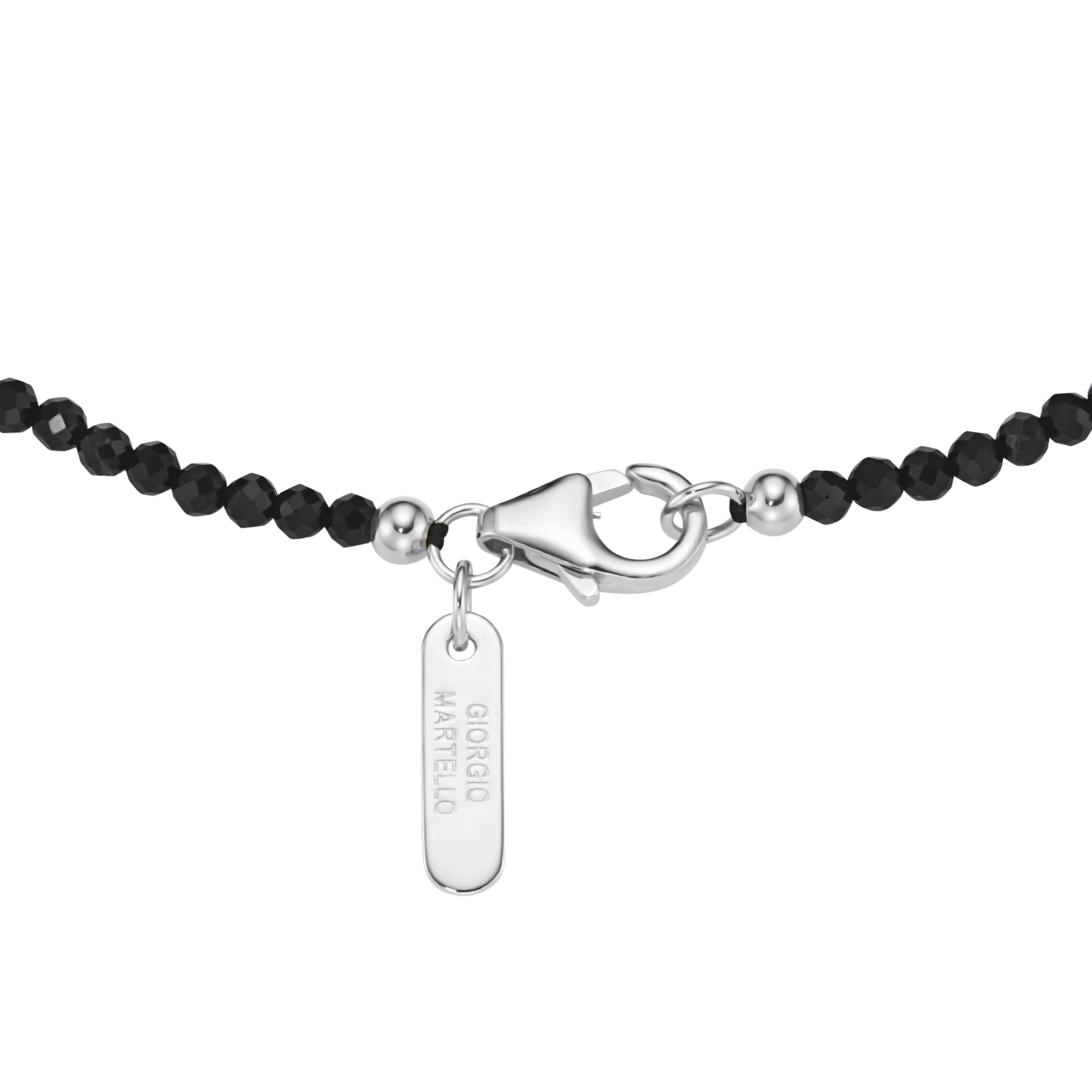 GIORGIO MARTELLO MILANO Collier »mit Süßwasser-Perlen und Ziersteinen, Silber 925«
