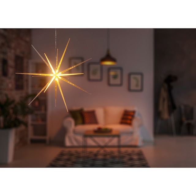 BONETTI LED Stern »Weihnachtsstern, Weihnachtsdeko aussen«, Ø ca. 51 cm je  Stern, mit 8 verschiedenen Leuchtfunktionen bestellen | BAUR