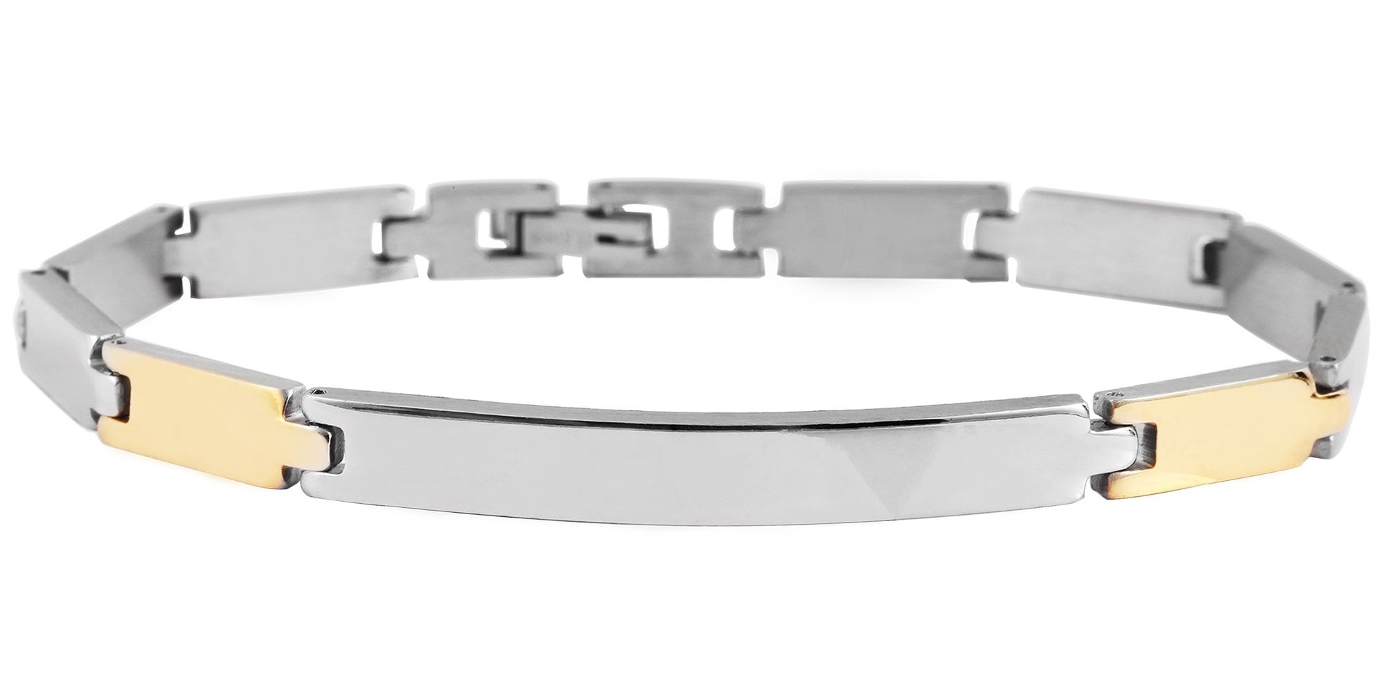 Adelia´s Gliederarmband »Damen Armband – Gliederarmband aus Edelstahl 20 cm« Ideal als Geschenk – dezent und elegant