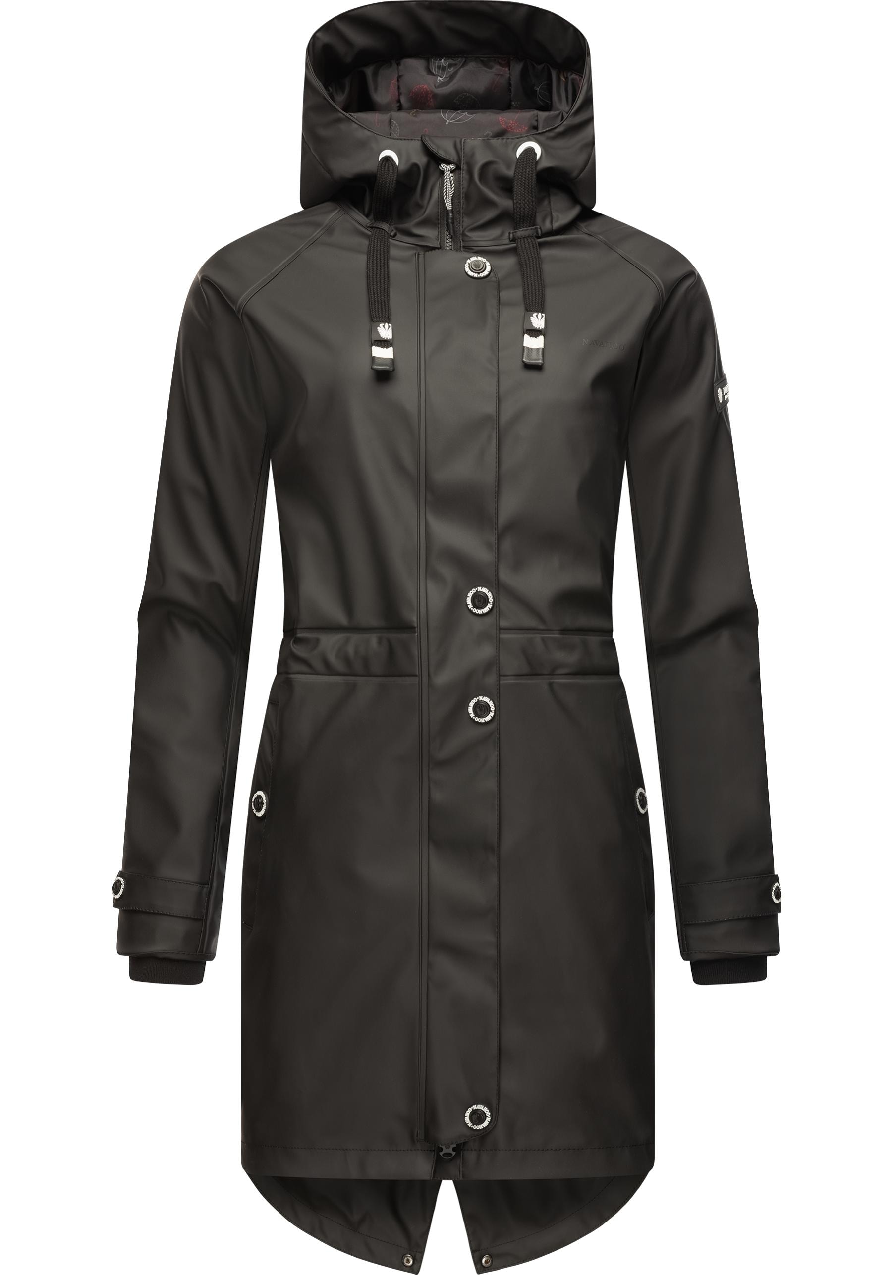 BAUR mit modischer Damen Regenjacke Kapuze | Navahoo »Rainy Flower«, bestellen mit online Kapuze, Regenmantel