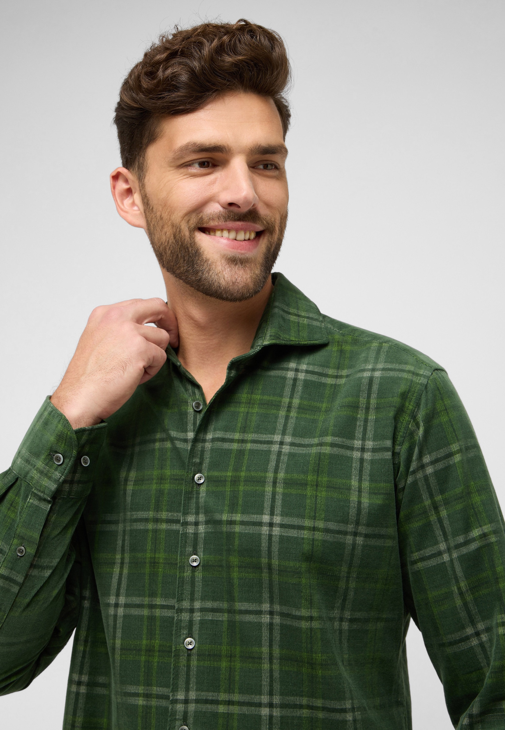 Eterna Langarmhemd »MODERN FIT«, EASY IRON (bügelleicht)