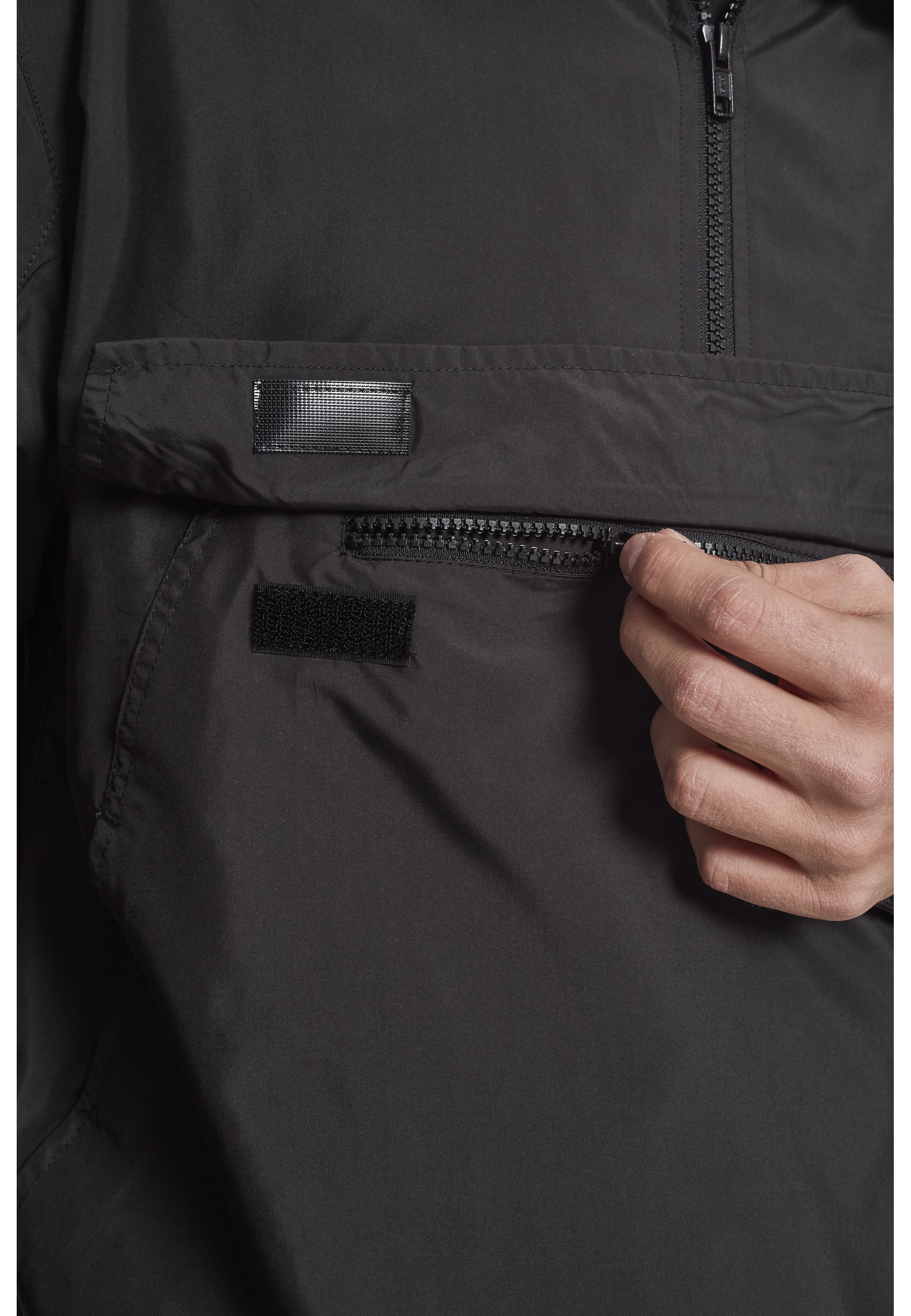 URBAN CLASSICS Funktionsmantel »Urban Classics Herren Basic Pull Over Jacket« 1 Stk.
