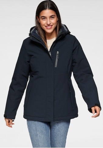 Outdoorjacke, mit Kapuze