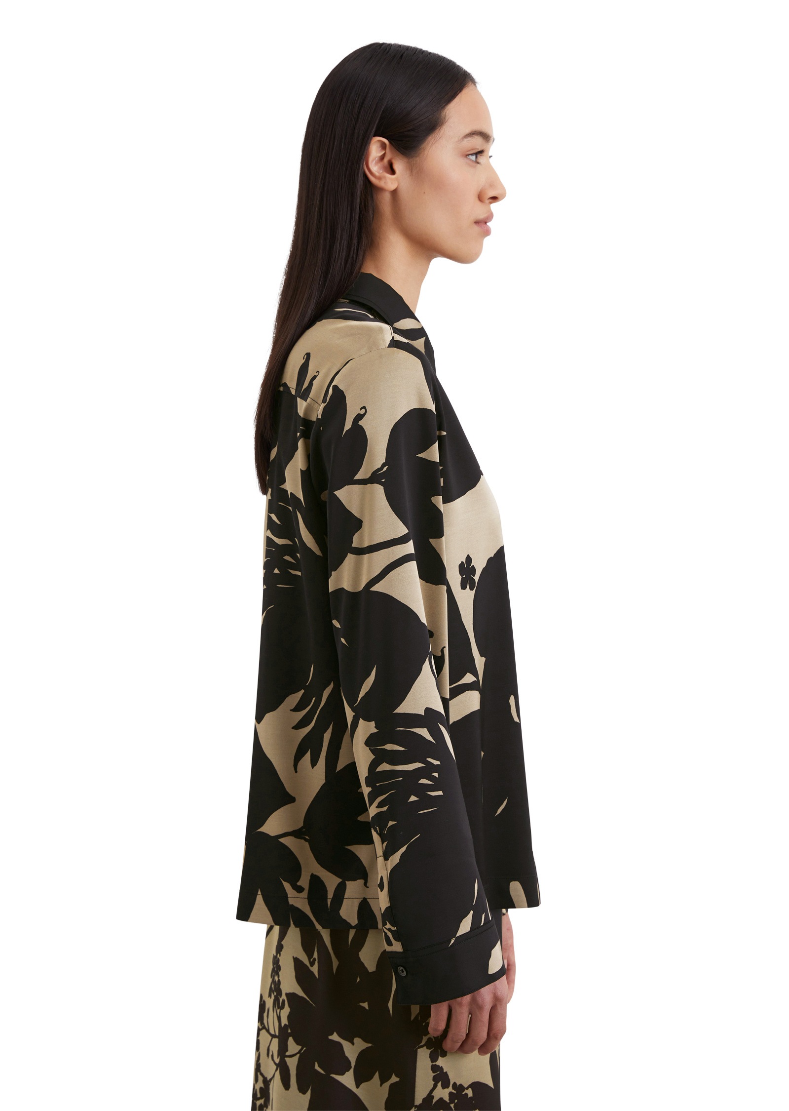 Marc OPolo Langarmbluse "aus Viskose-Stretch" günstig online kaufen