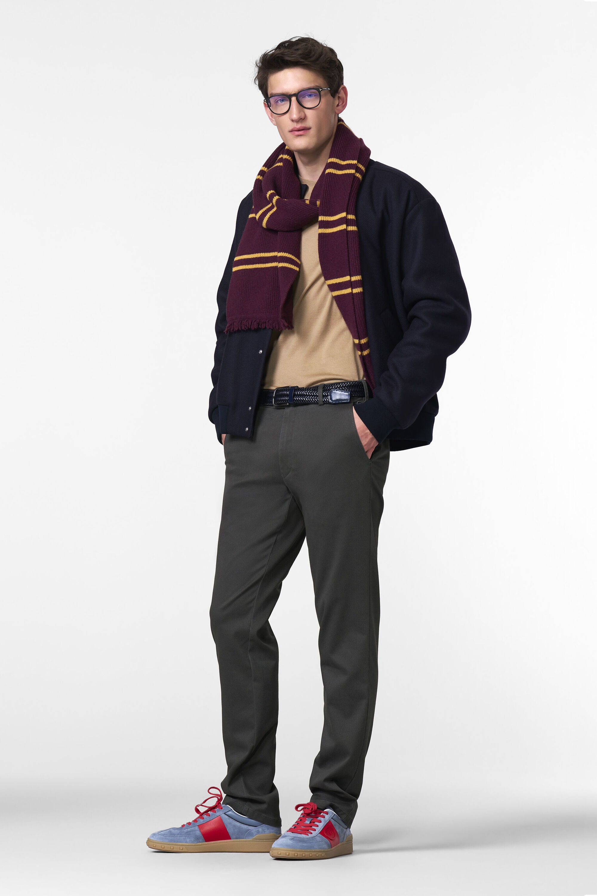 MEYER Chinos »BONN«, mit Micro Print