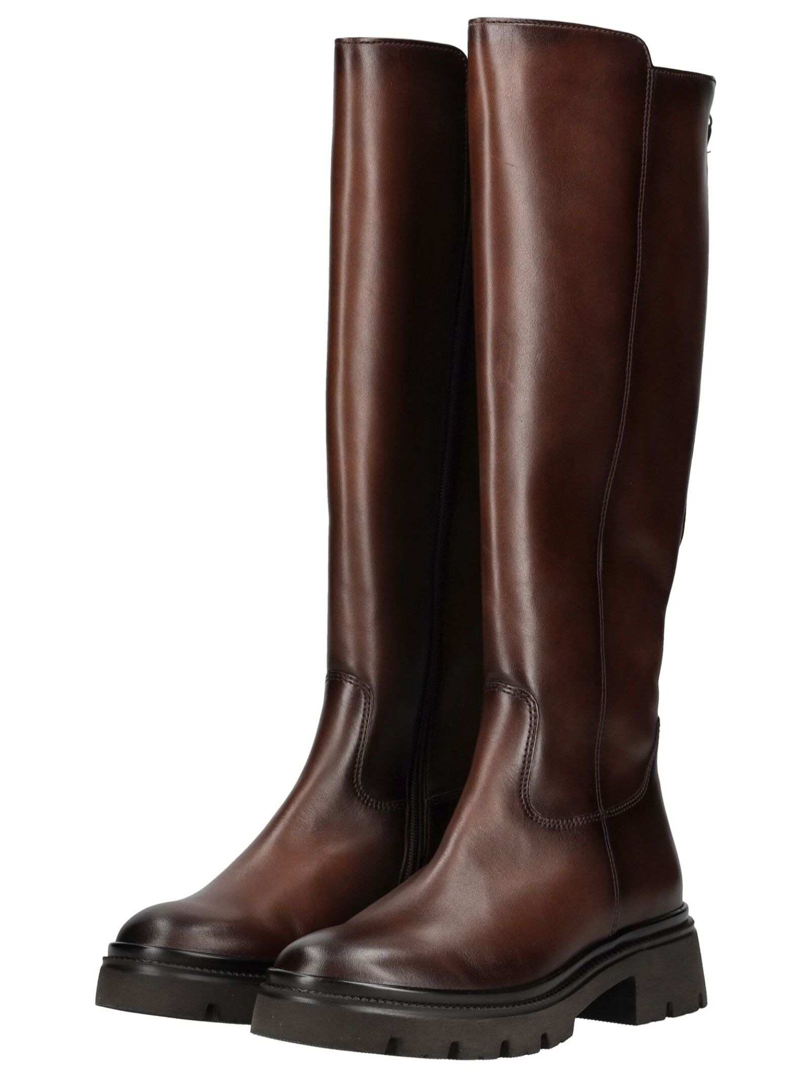 Stiefel GABOR "Gabor Stiefel Nappaleder", Damen, Gr. 37,5, braun (mittelbraun), Nappaleder, Schuhe Stiefel 3