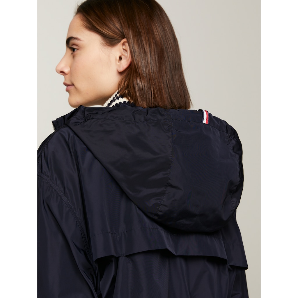 Tommy Hilfiger Windbreaker »TRANSITIONAL WINDBREAKER PARKA«, mit Kapuze, mit Sturmriegel hinten