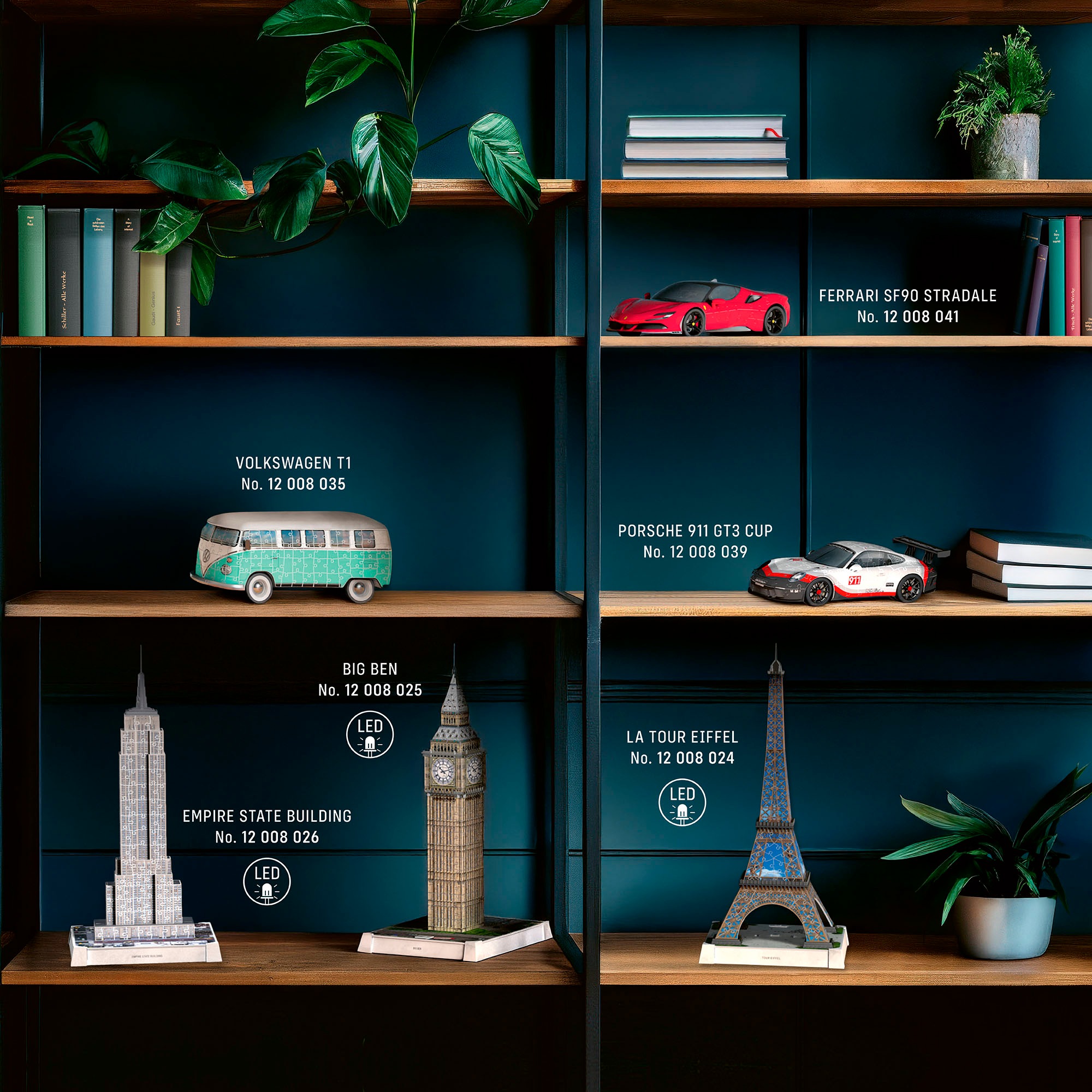 Ravensburger 3D-Puzzle »Iconics: Eiffelturm - mit Licht«, Made in Europe