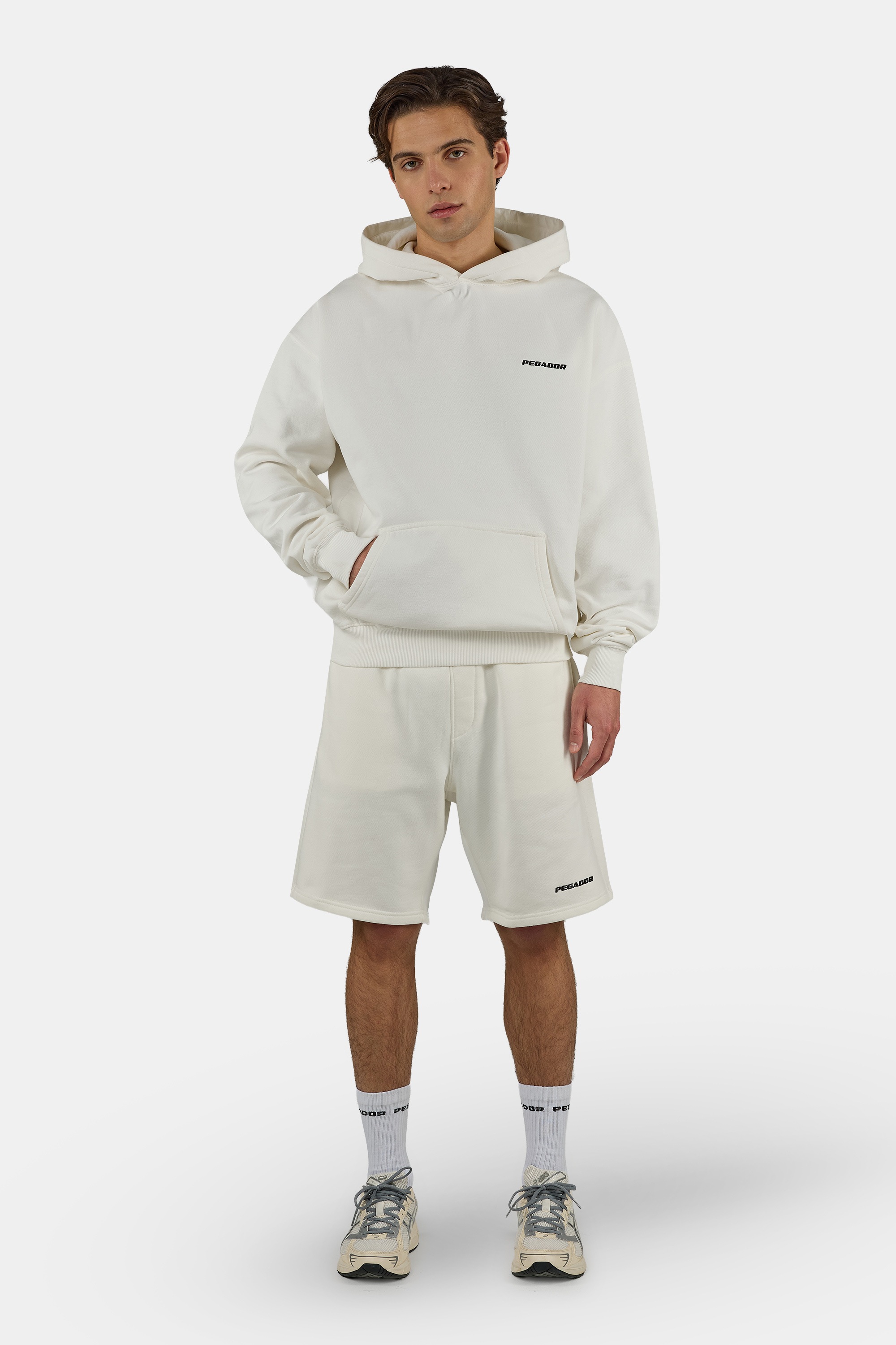 PEGADOR Kapuzensweatshirt "Logo Oversized Hoodie", Baumwollmischung, oversize