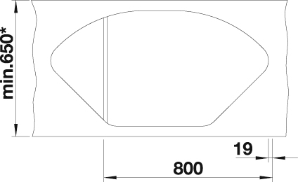 Blanco »DELTA II« aus SILGRANIT®, inkl. Edelstahl Multifunktionsschale