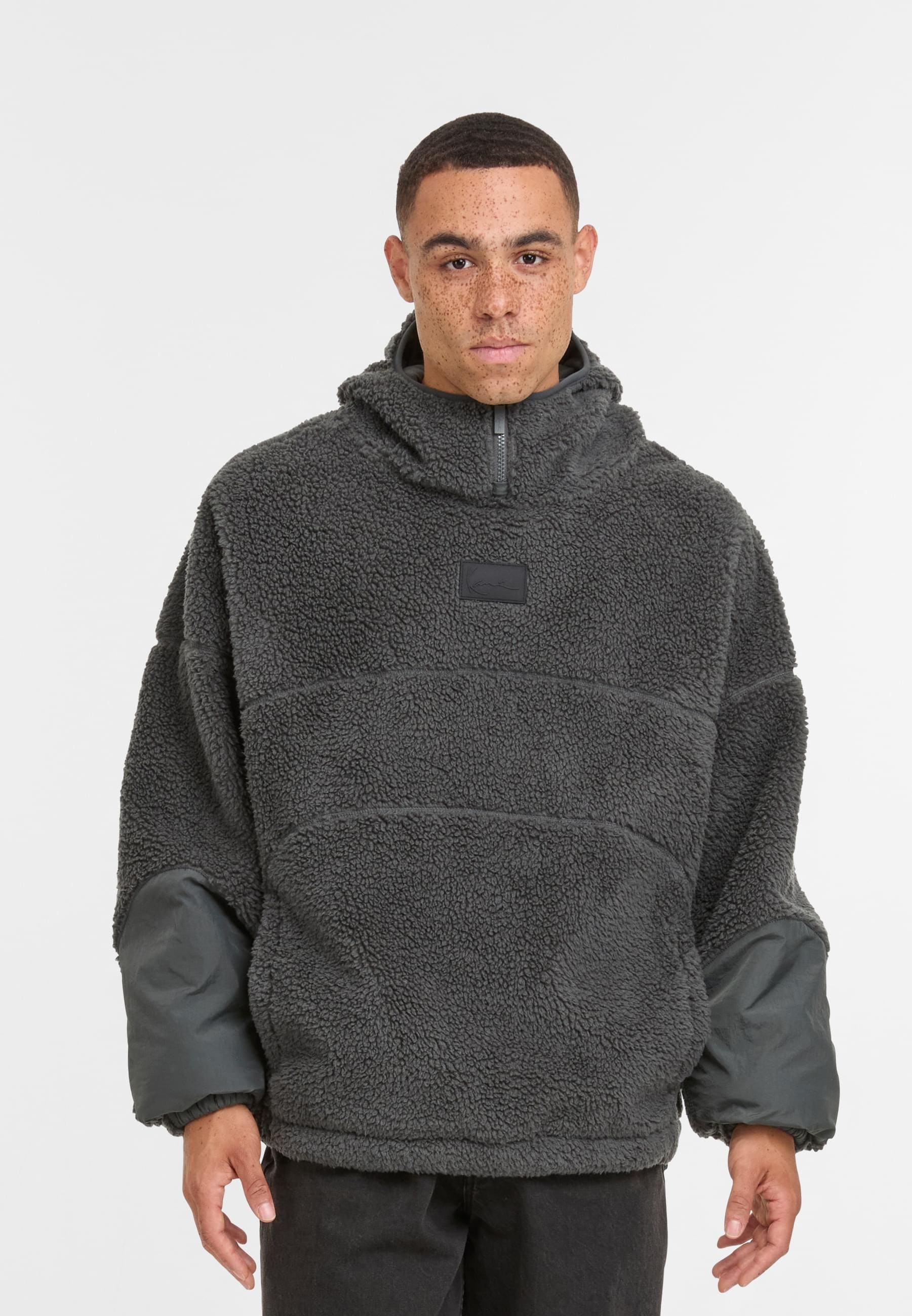 Karl Kani Kapuzensweatshirt »Karl Kani Karl Kani Sport Patch Teddy Hoodie«, (1 tlg.)