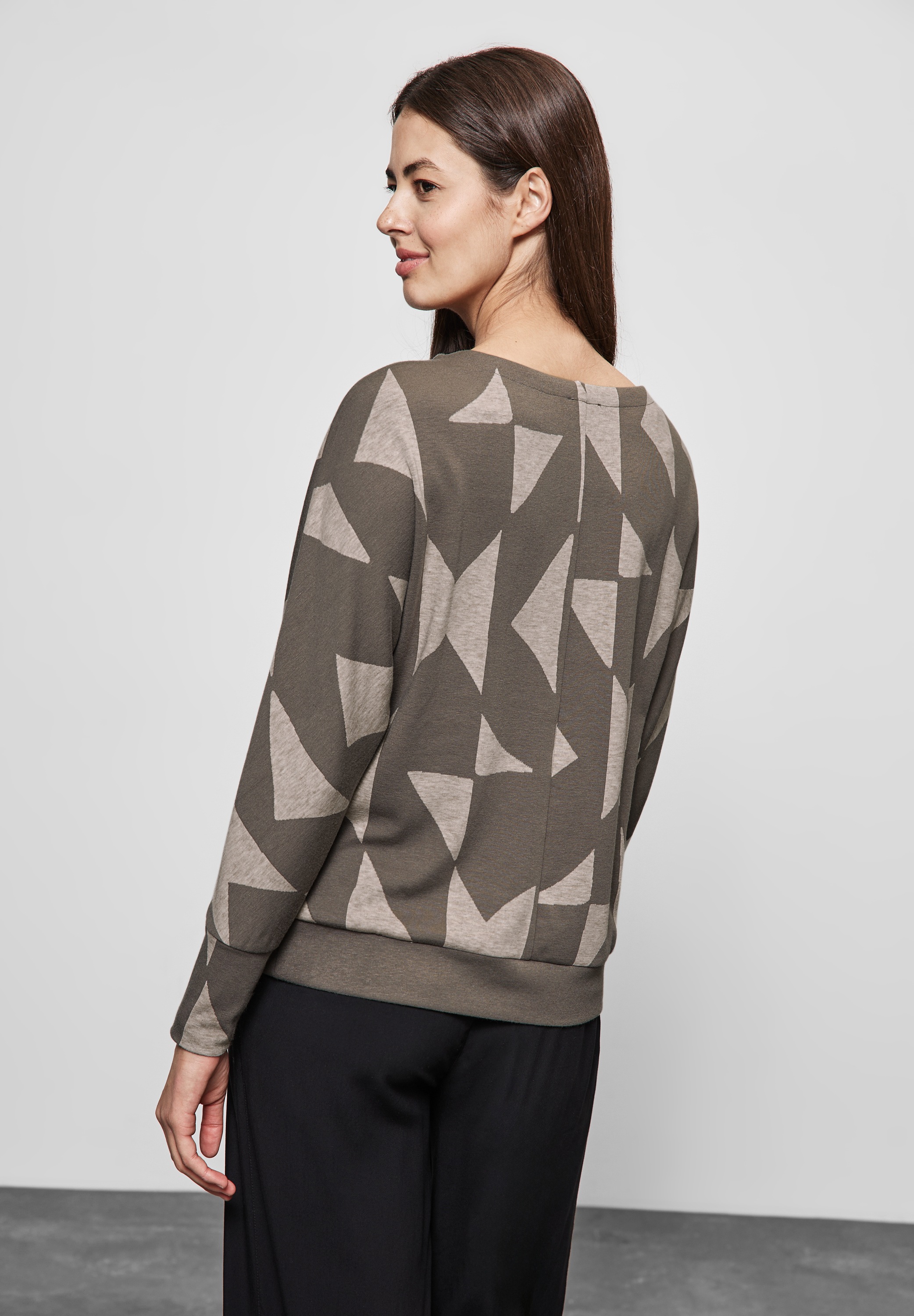 STREET ONE Langarmshirt, mit grafischem Muster