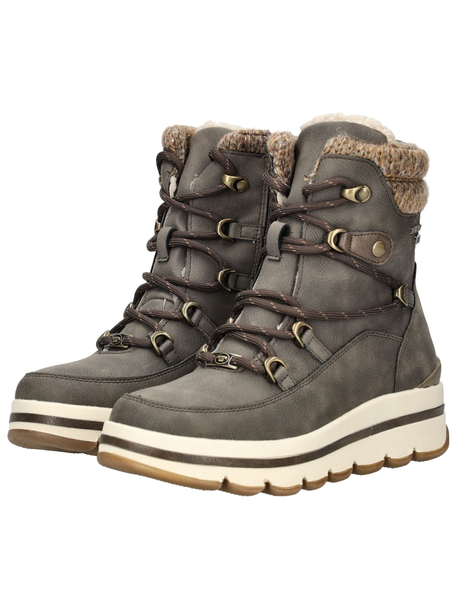 TOM TAILOR Schnürstiefelette »Tom Tailor Stiefelette Lederimitat«