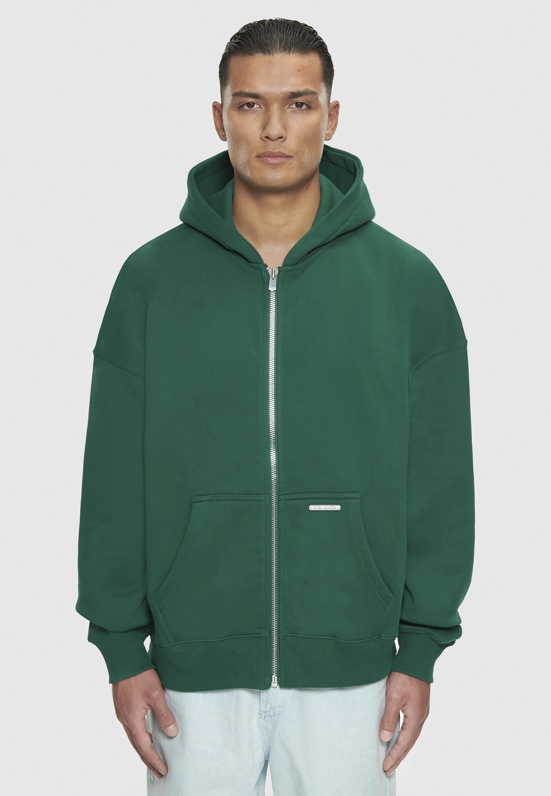 Dropsize Sweatjacke »Dropsize Herren Bazix Republiq Super Heavy Rib Zipper«