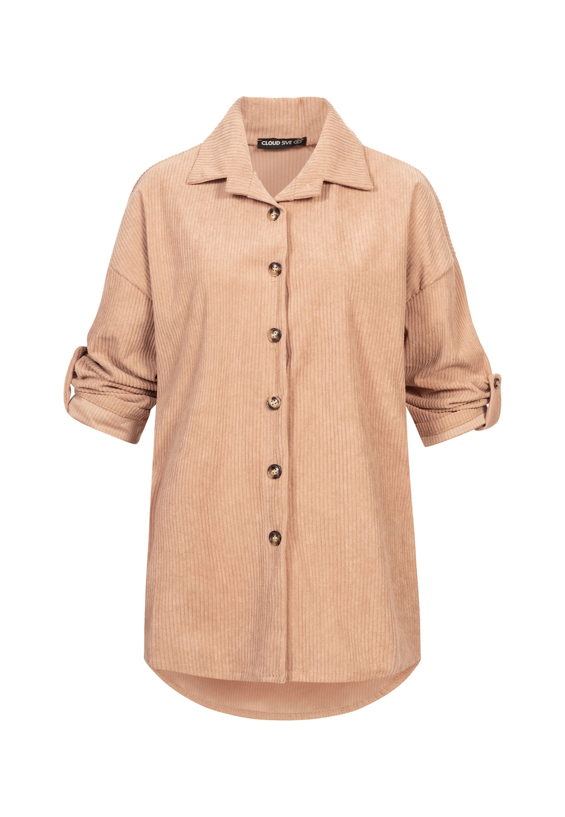 CLOUD 5IVE Klassische Bluse "CLOUD 5IVE Turn-Up Cordurory Blouse"