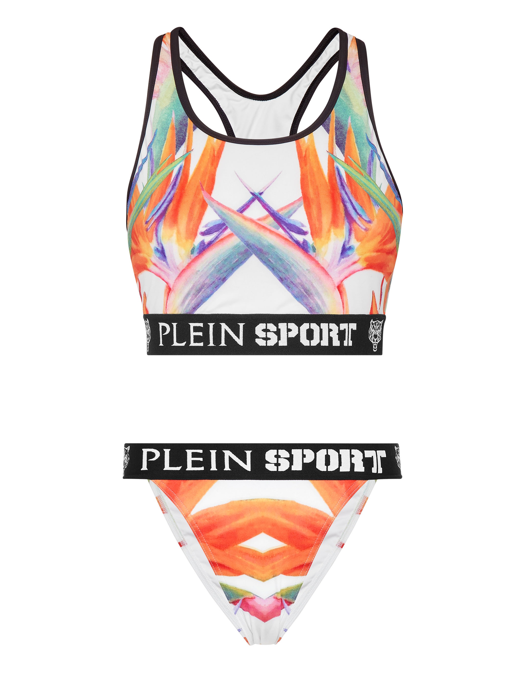 PLEIN SPORT Triangel-Bikini "Flowers" günstig online kaufen