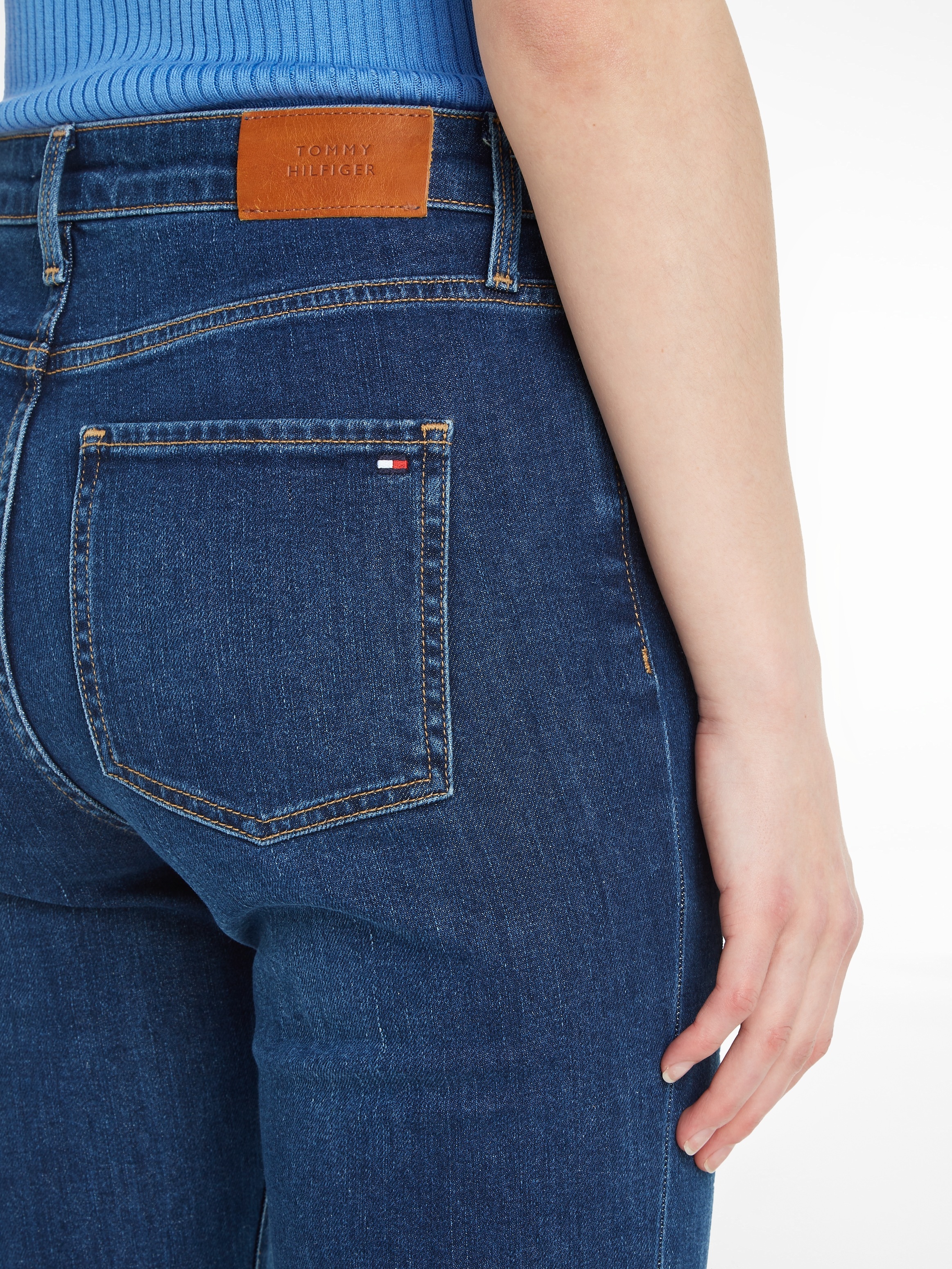 Tommy Hilfiger Bootcut-Jeans, mit Bügelfalten