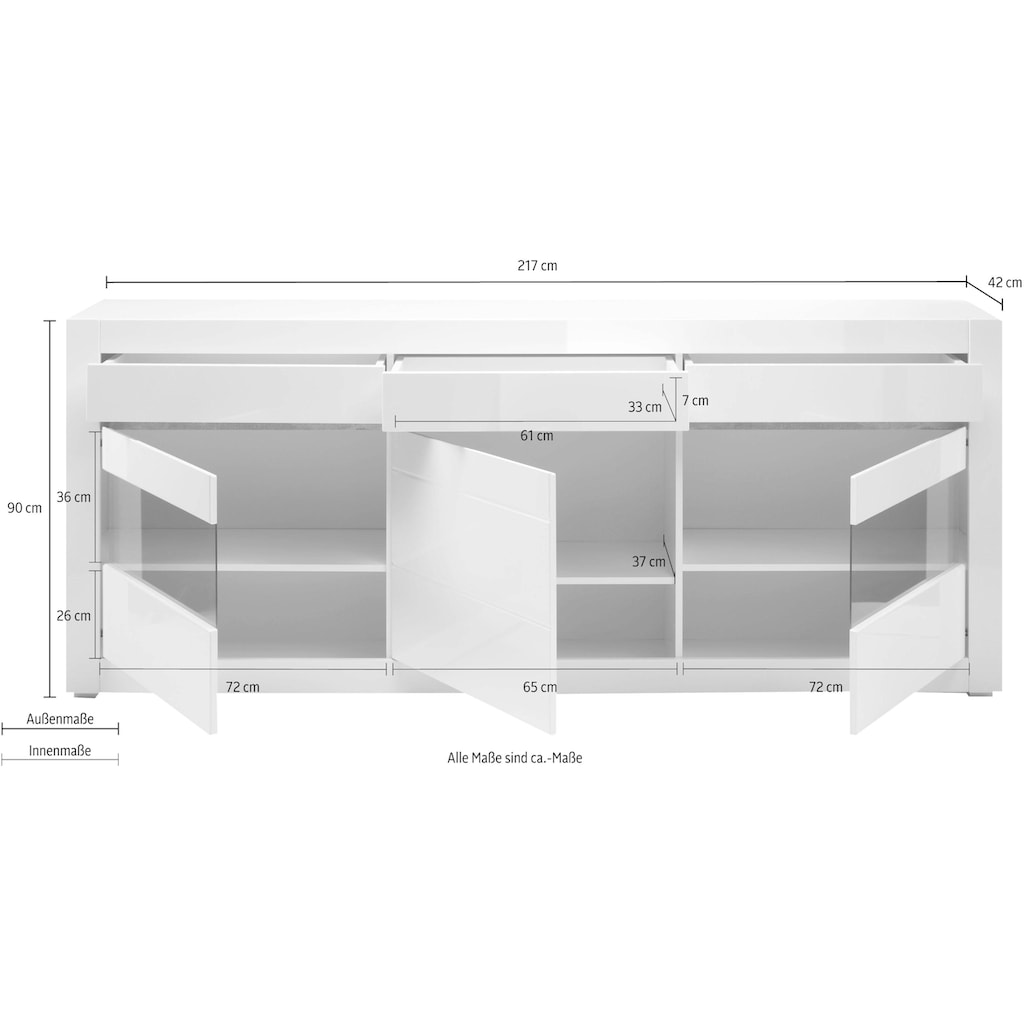 INOSIGN Sideboard »Carat«