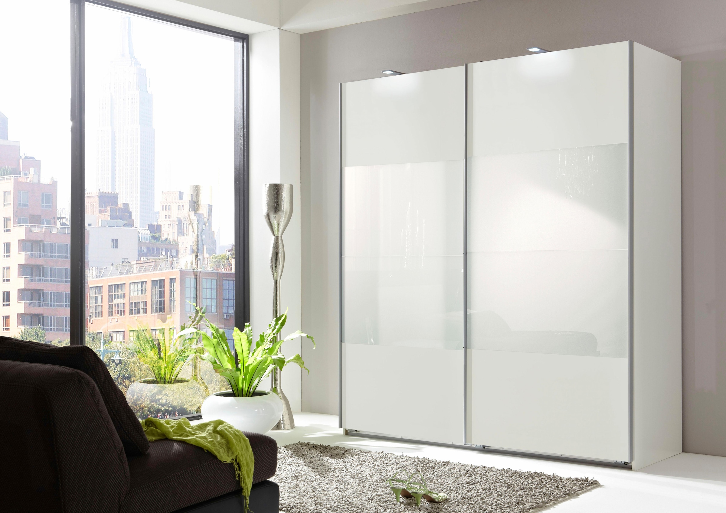 Wimex Schwebetürenschrank »Easy« mit Teilglas