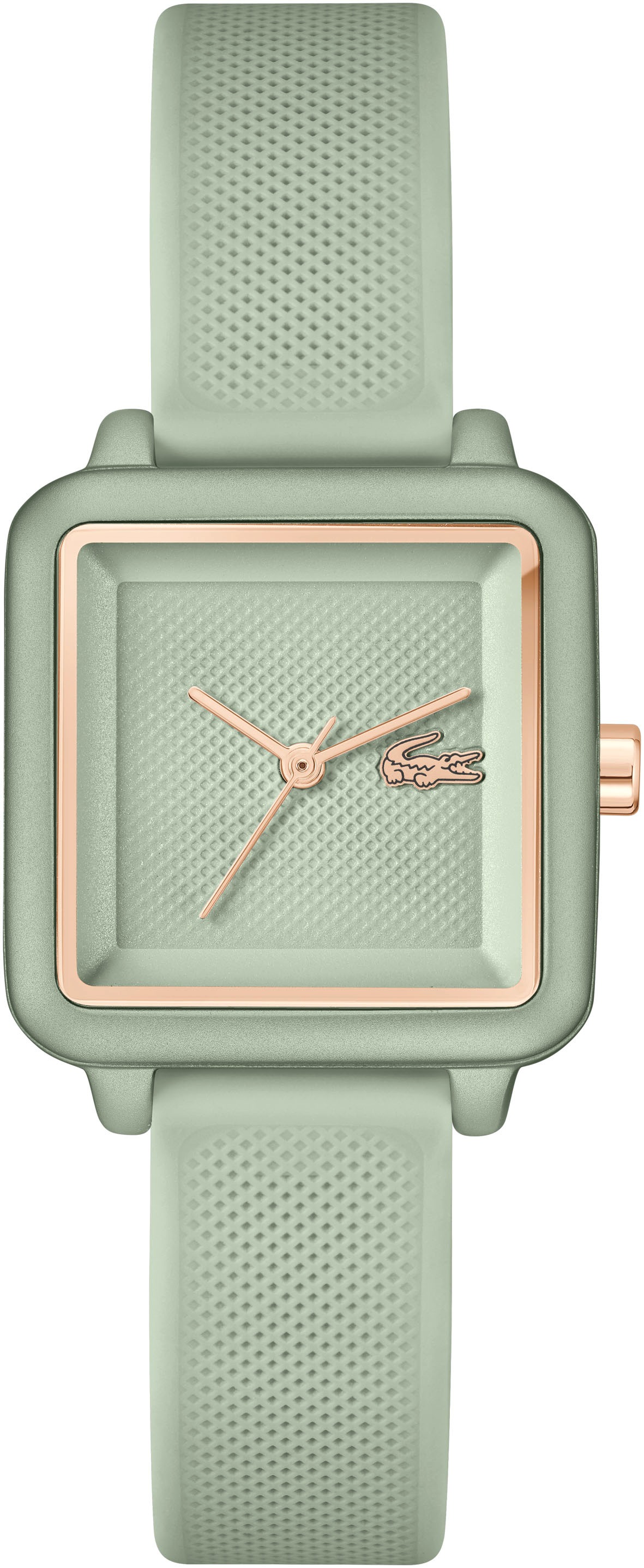 Quarzuhr LACOSTE "LACOSTE.12.12 FLOW", grün, Armbanduhren, Damen, Quarzuhr, Armbanduhr, Damenuhr, analog, Silikonarmband 2