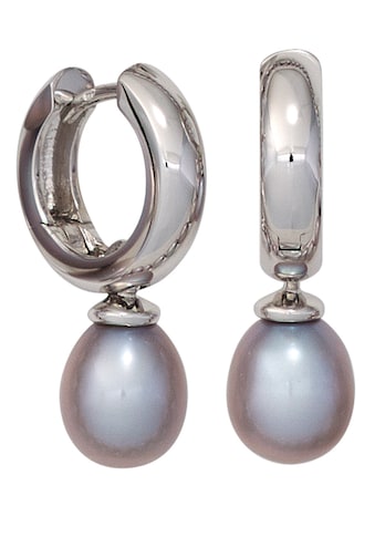 Perlenohrringe »Ohrringe mit Perlen«, 585 Weißgold