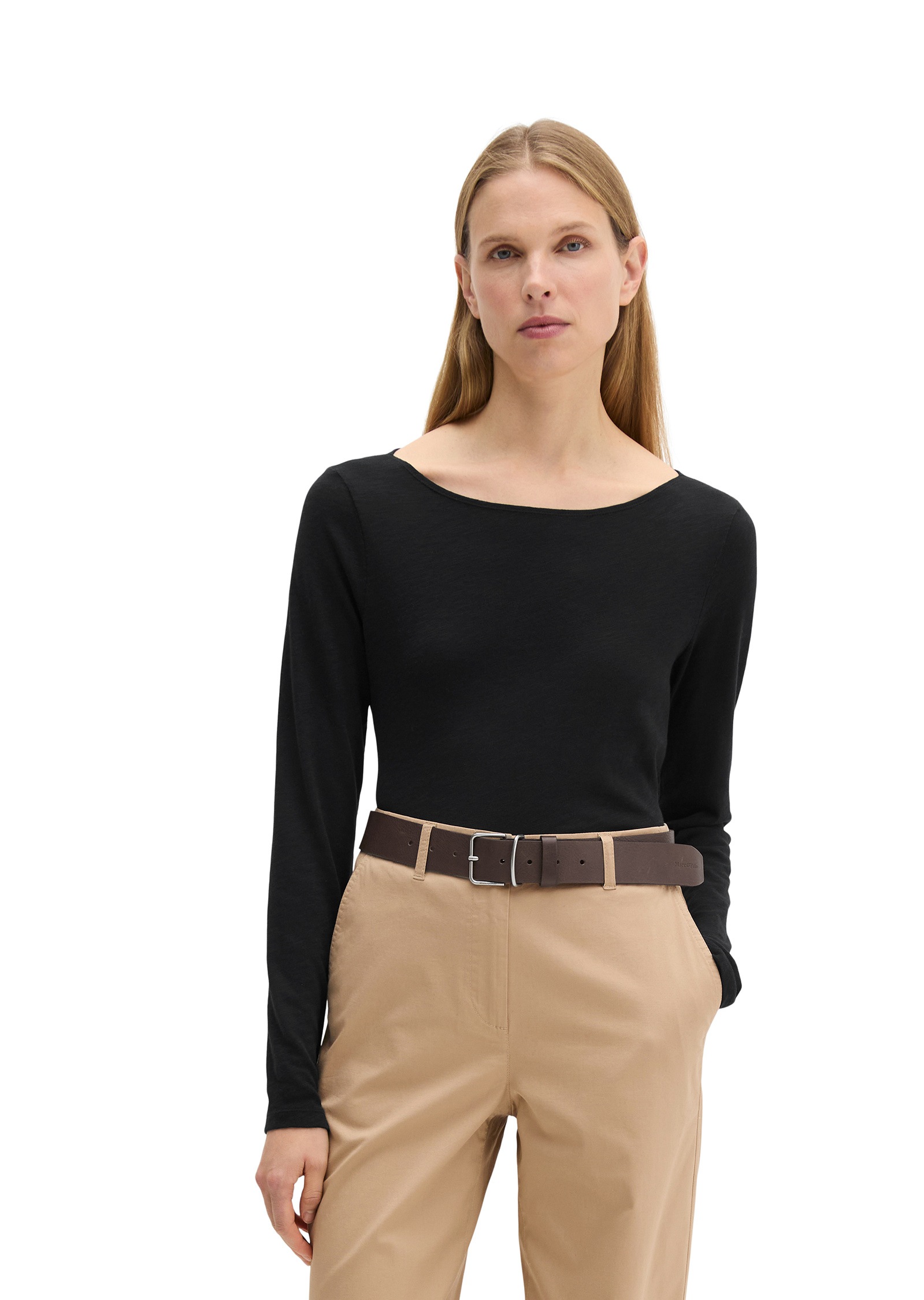 Marc OPolo Langarmshirt "aus Organic Cotton" günstig online kaufen