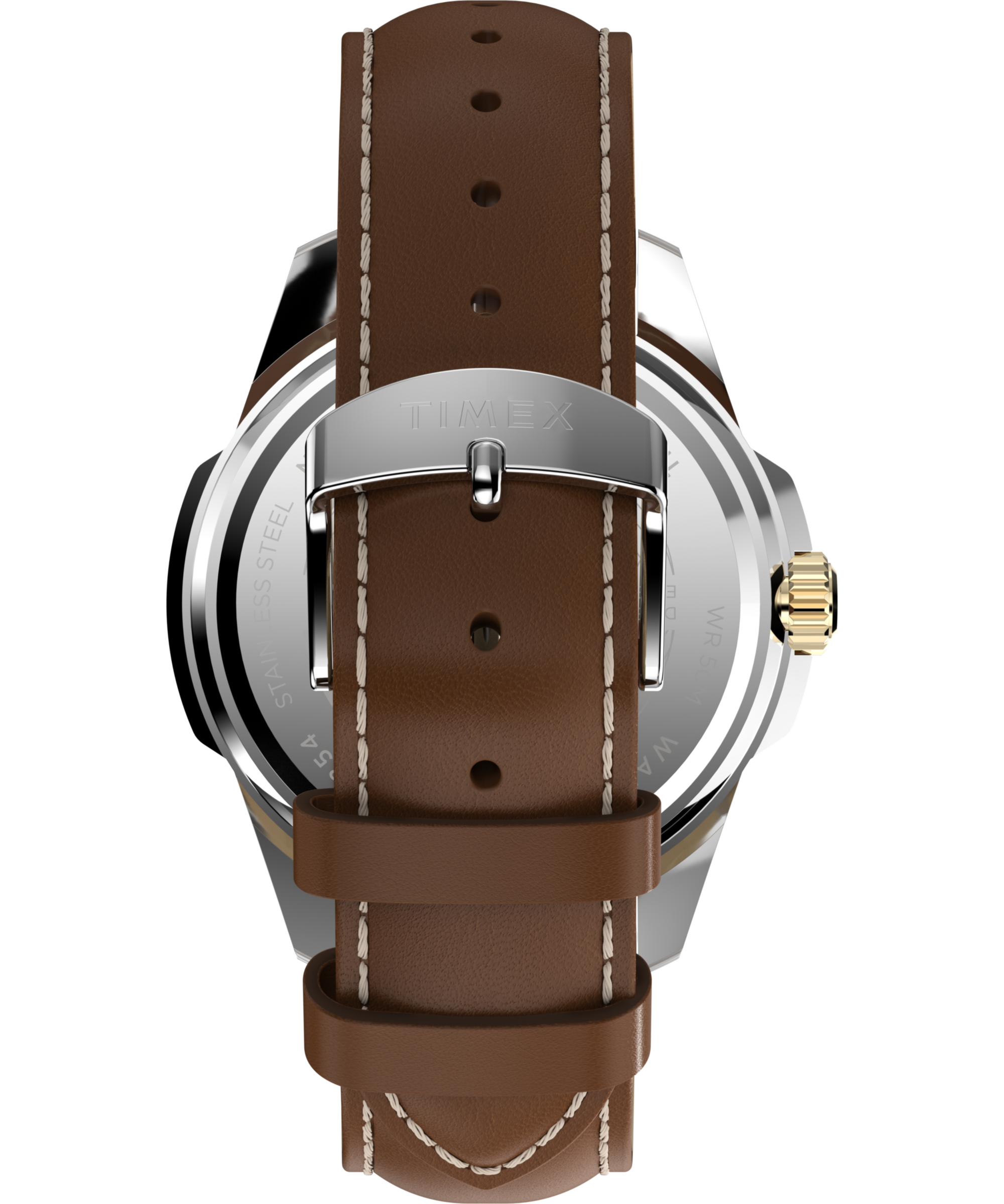 Timex Quarzuhr »ESSEX«, Armbanduhr, Damenuhr, Lederarmband, Datum, Leuchtzeiger