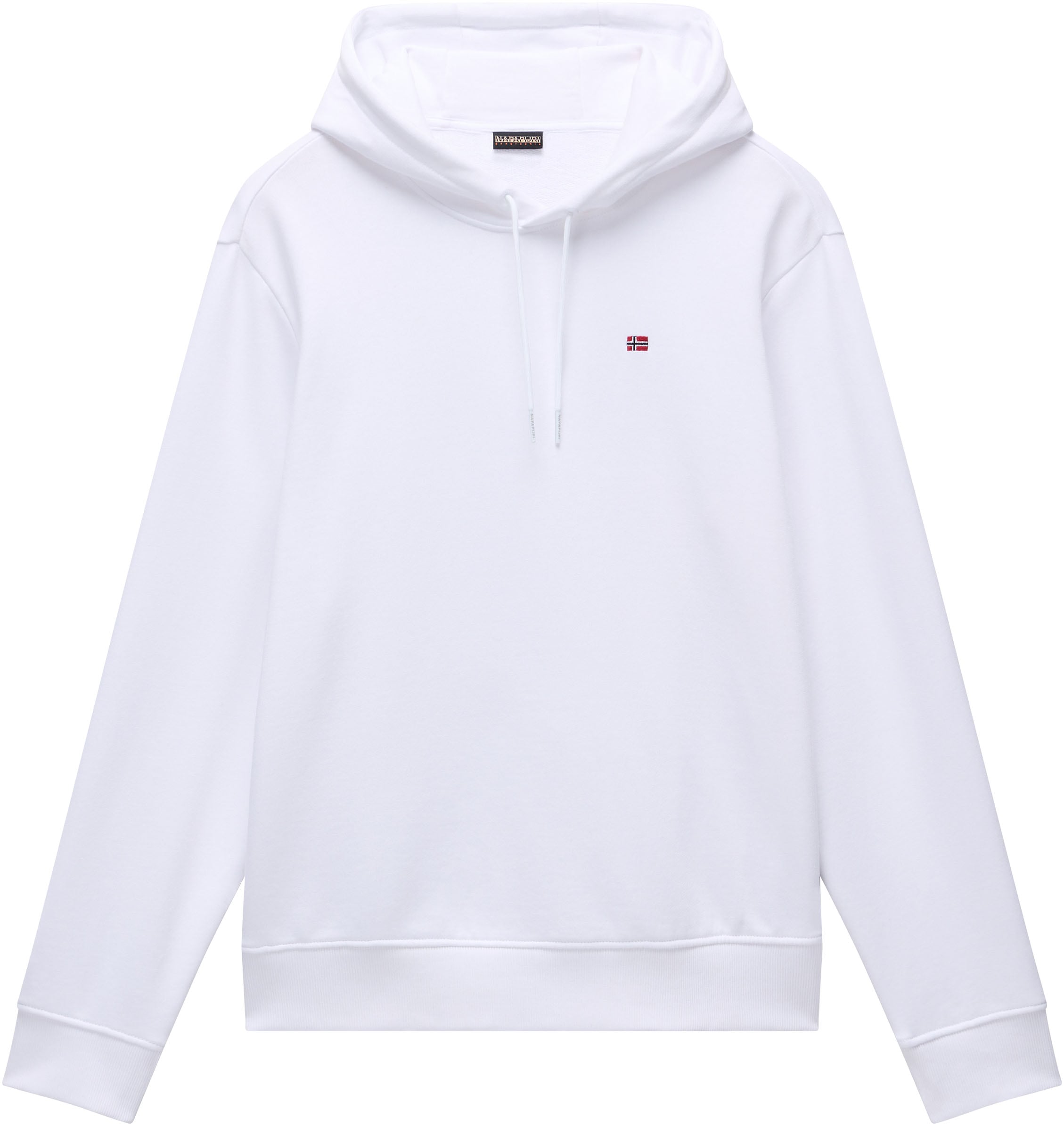 Napapijri Kapuzensweatshirt »BALIS H SUM 002«, Mit Markenlabel an der Seite; mit Rippbündchen an Saum und Ärmeln