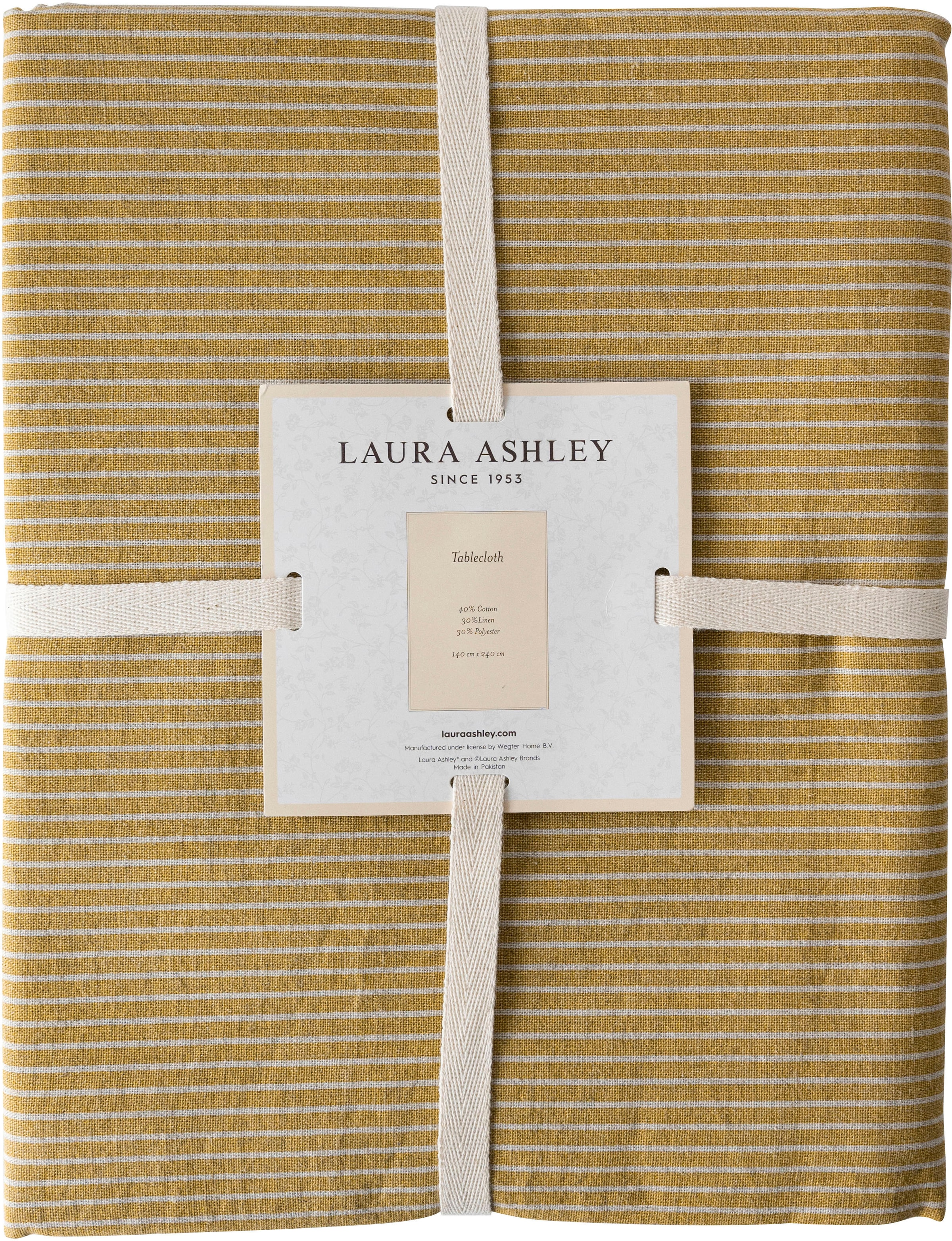 LAURA ASHLEY Tischdecke »Streifen«, (1 St.)