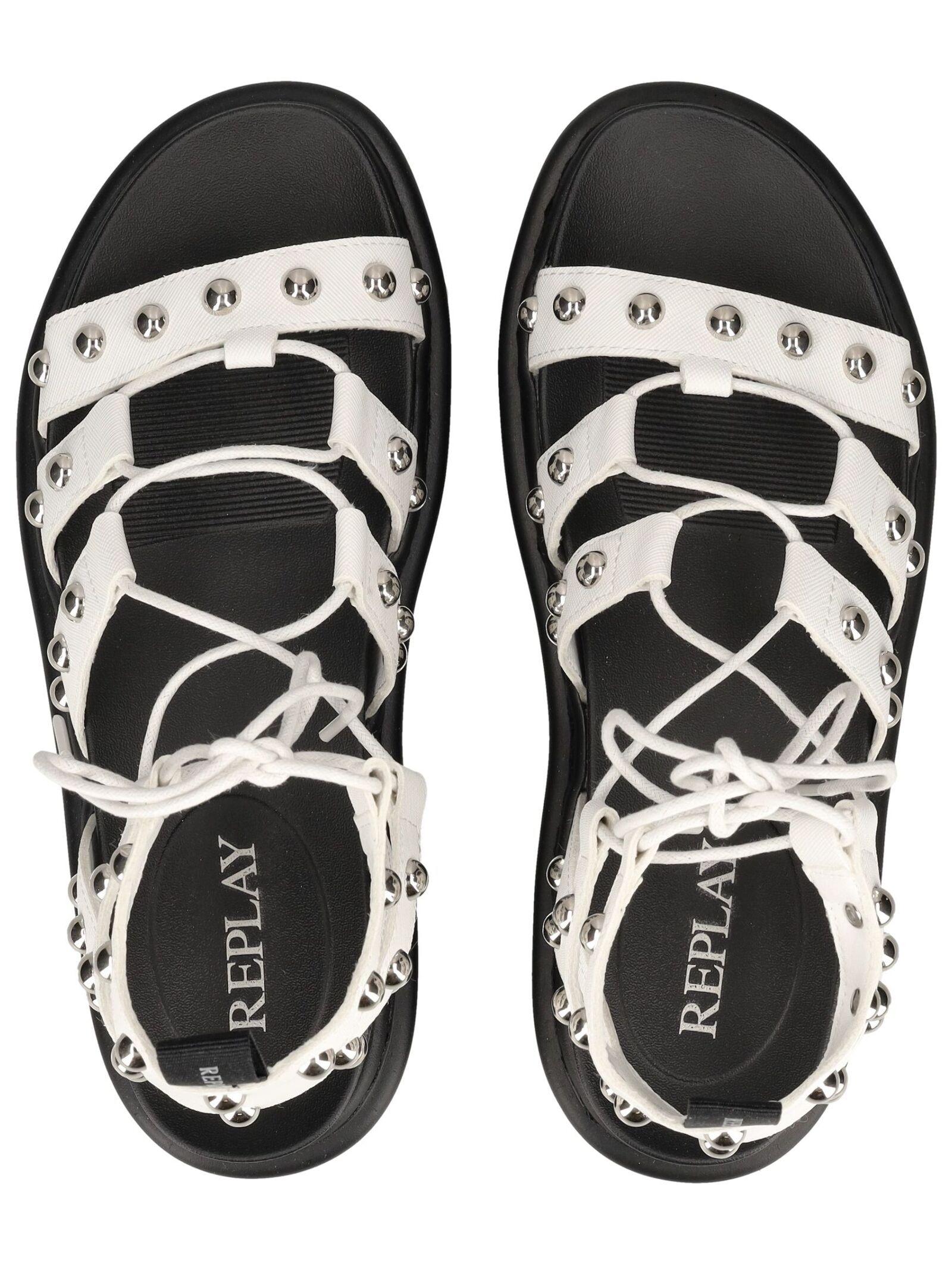 Replay Plateausandaletten »Replay Sandalen Lederimitat«