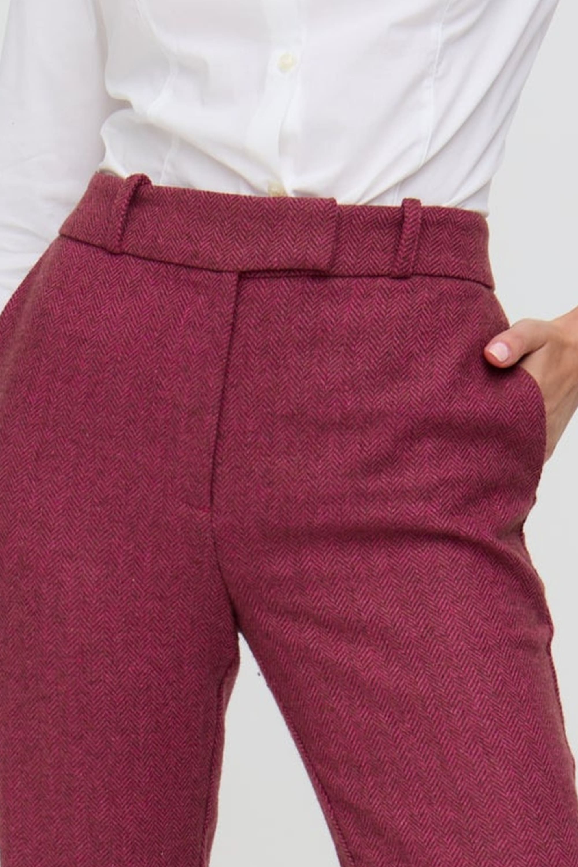 Lily and Lionel Jerseyhose »Pandora Tapered Herringbone Print Trouser Damen«