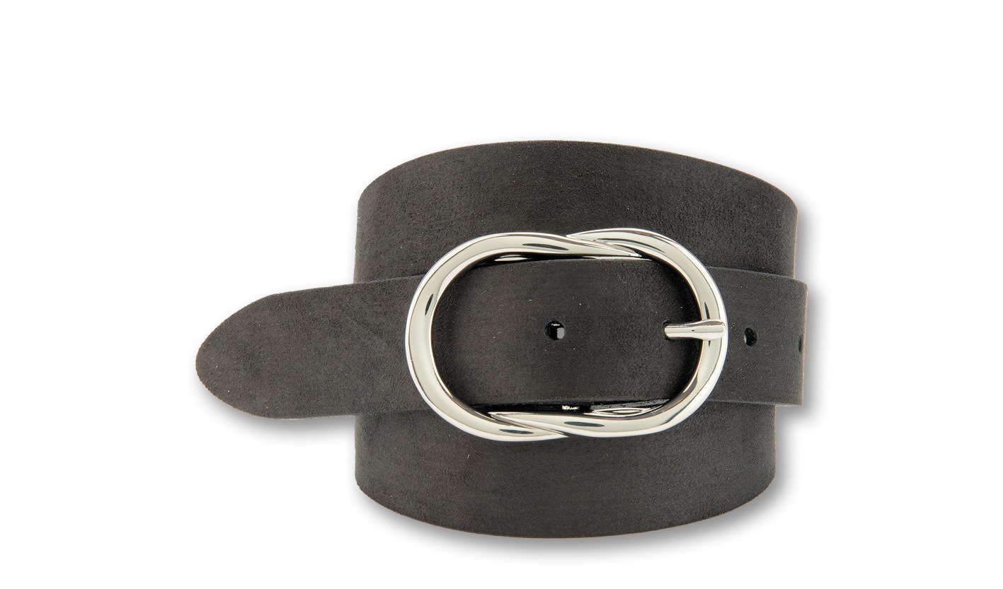 BERND GÖTZ Ledergürtel "Ledergürtel in samtigem Velours mit Designschließe" günstig online kaufen