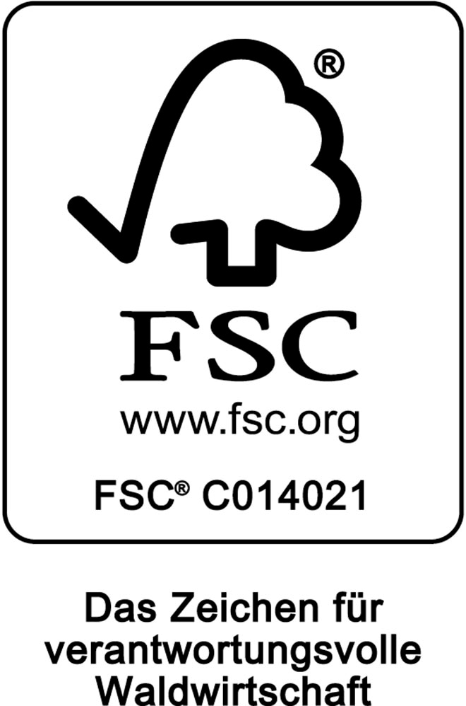 KESPER® Schneidebrett, (1 St.), FSC-zertifiziert, Lederband zum Aufhängen
