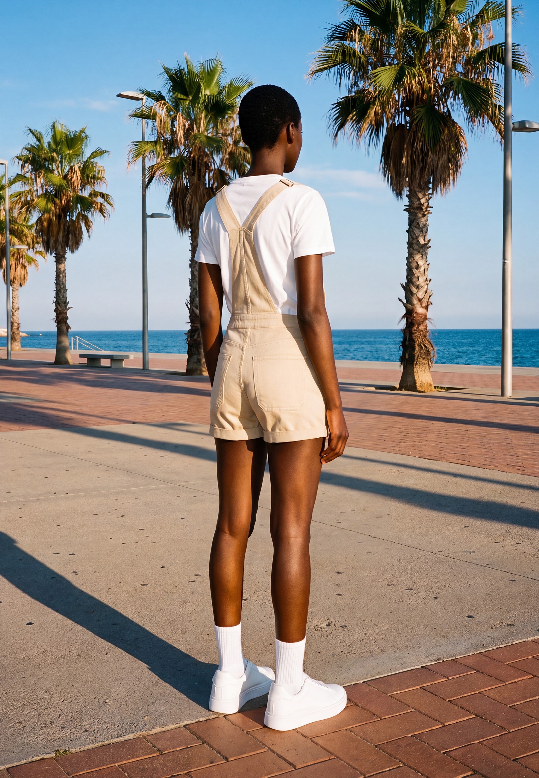 URBAN CLASSICS Jumpsuit »Urban Classics Damen Ladies Organic Short Dungaree« 1 Stk.