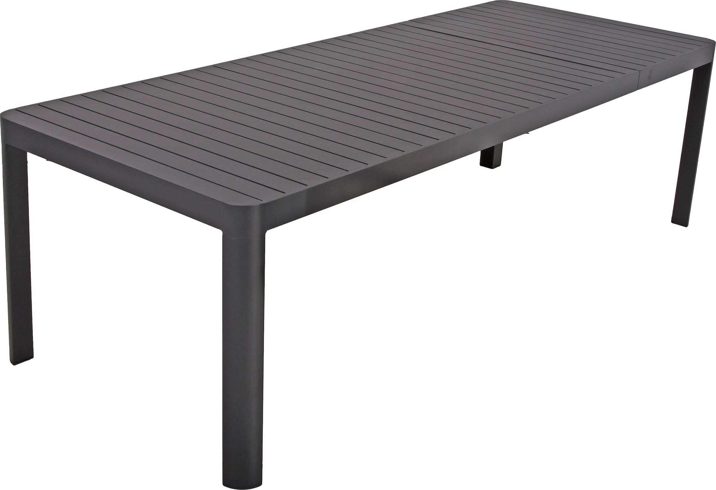 Garden Pleasure Garten-Essgruppe », Tischgruppe »AMIRA 10««, (Set, 7 tlg.), 6 Stühle (stapelbar), 1x Ausziehtisch LxB: 195-240 x100 cm