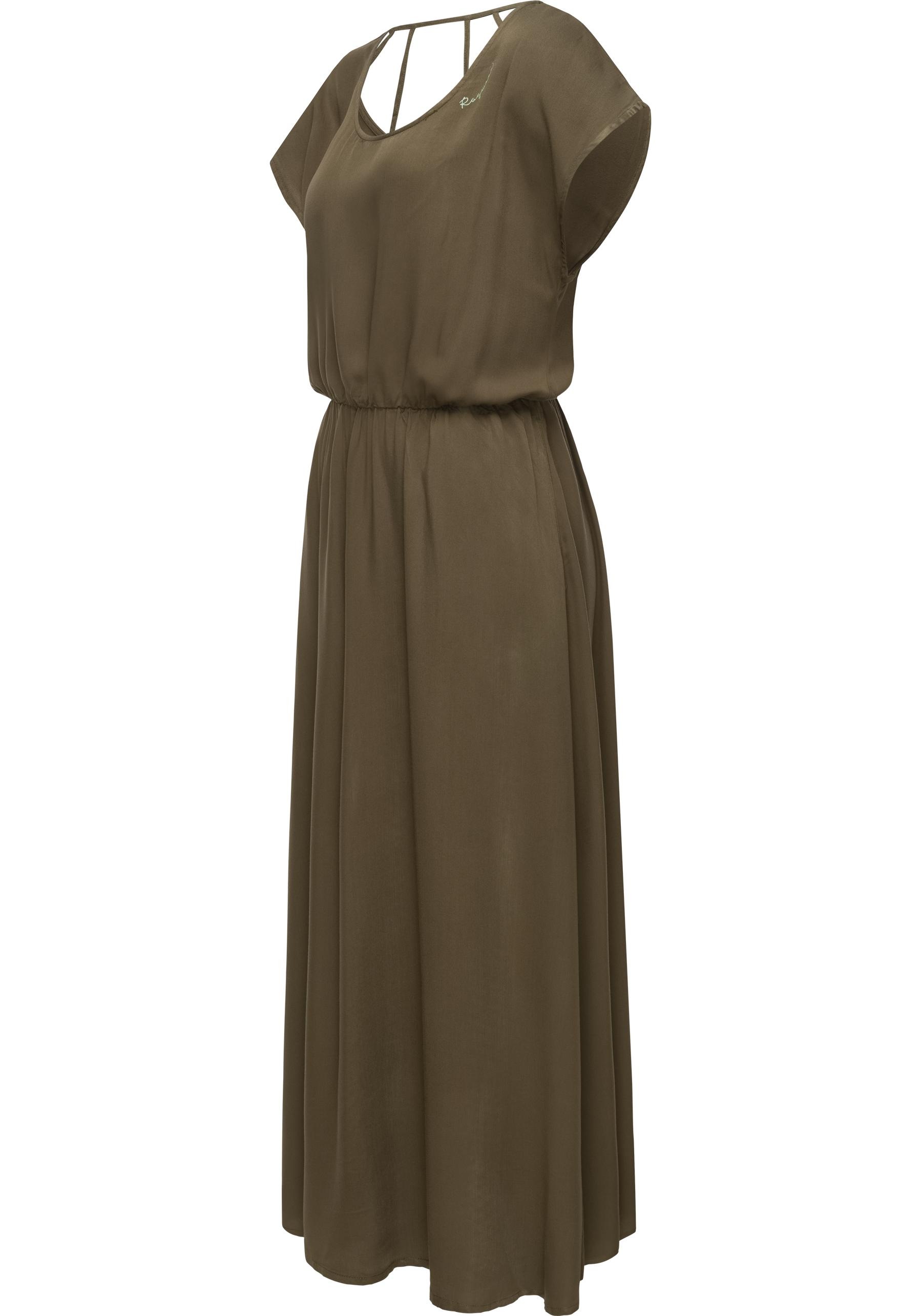 Ragwear Jerseykleid "Lalline" Eingrifftaschen Wadenlanges Shirtkleid mit st günstig online kaufen