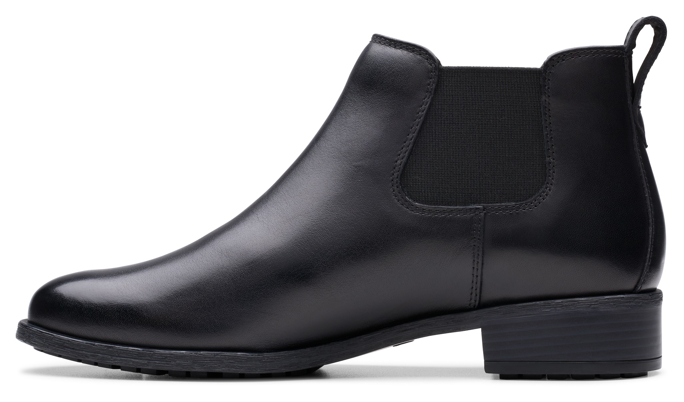 Clarks Chelseaboots »Havisham Top«, Stiefelette mit Wechselfußbett