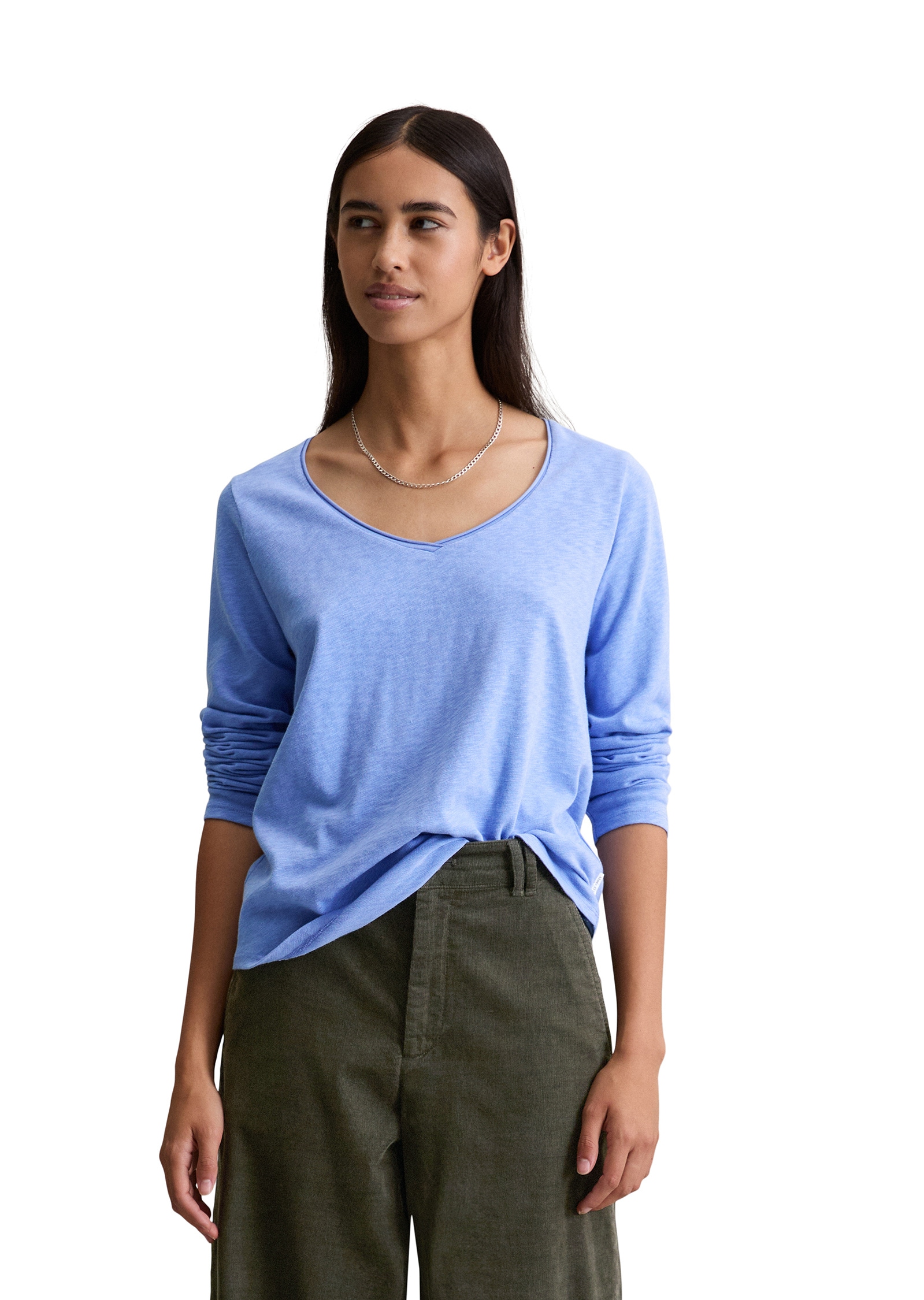 Marc OPolo DENIM Langarmshirt "aus Premium Organic Cotton" günstig online kaufen