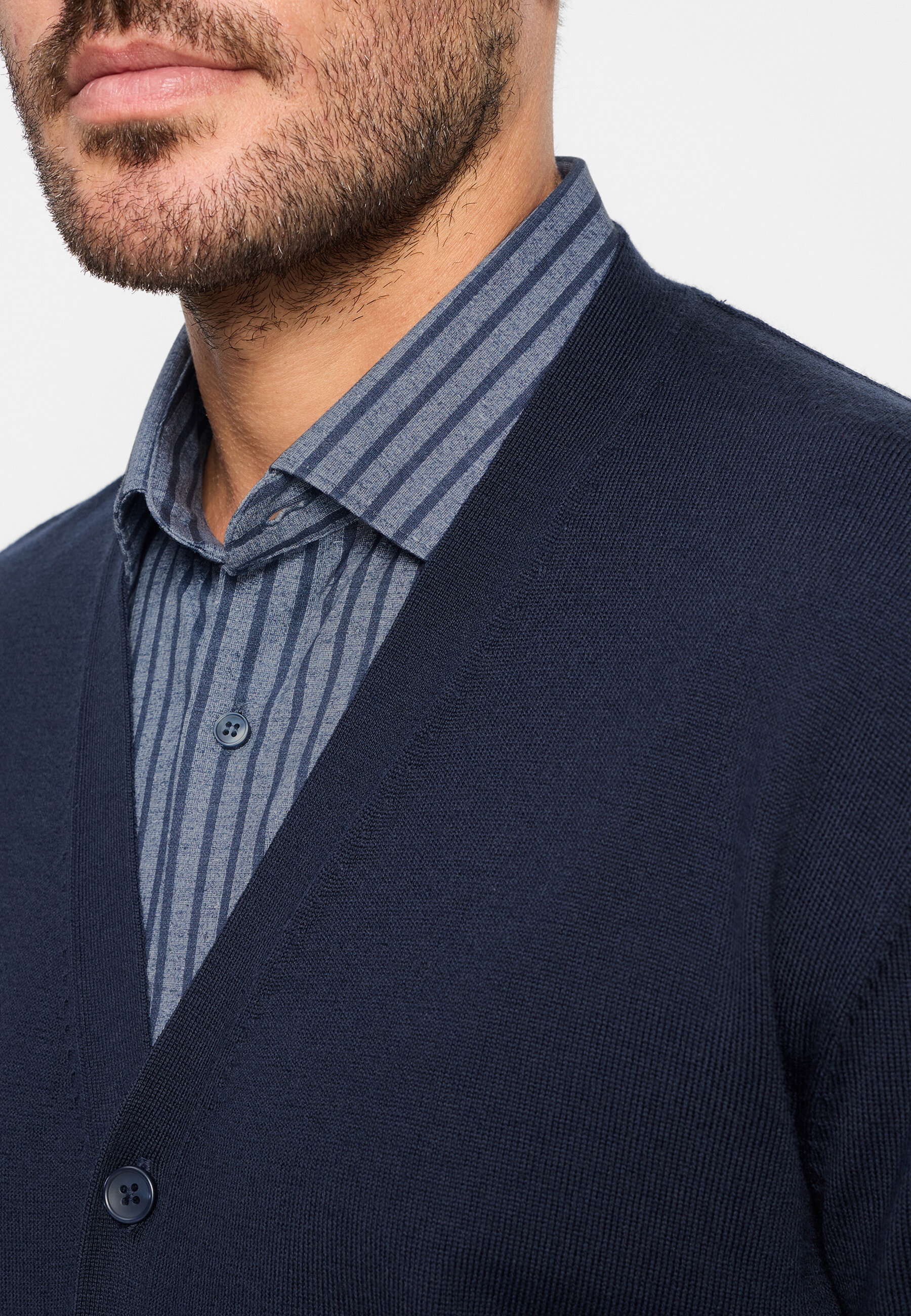 OLYMP Strickjacke »OLYMP Casual Strick, Strickjacke«