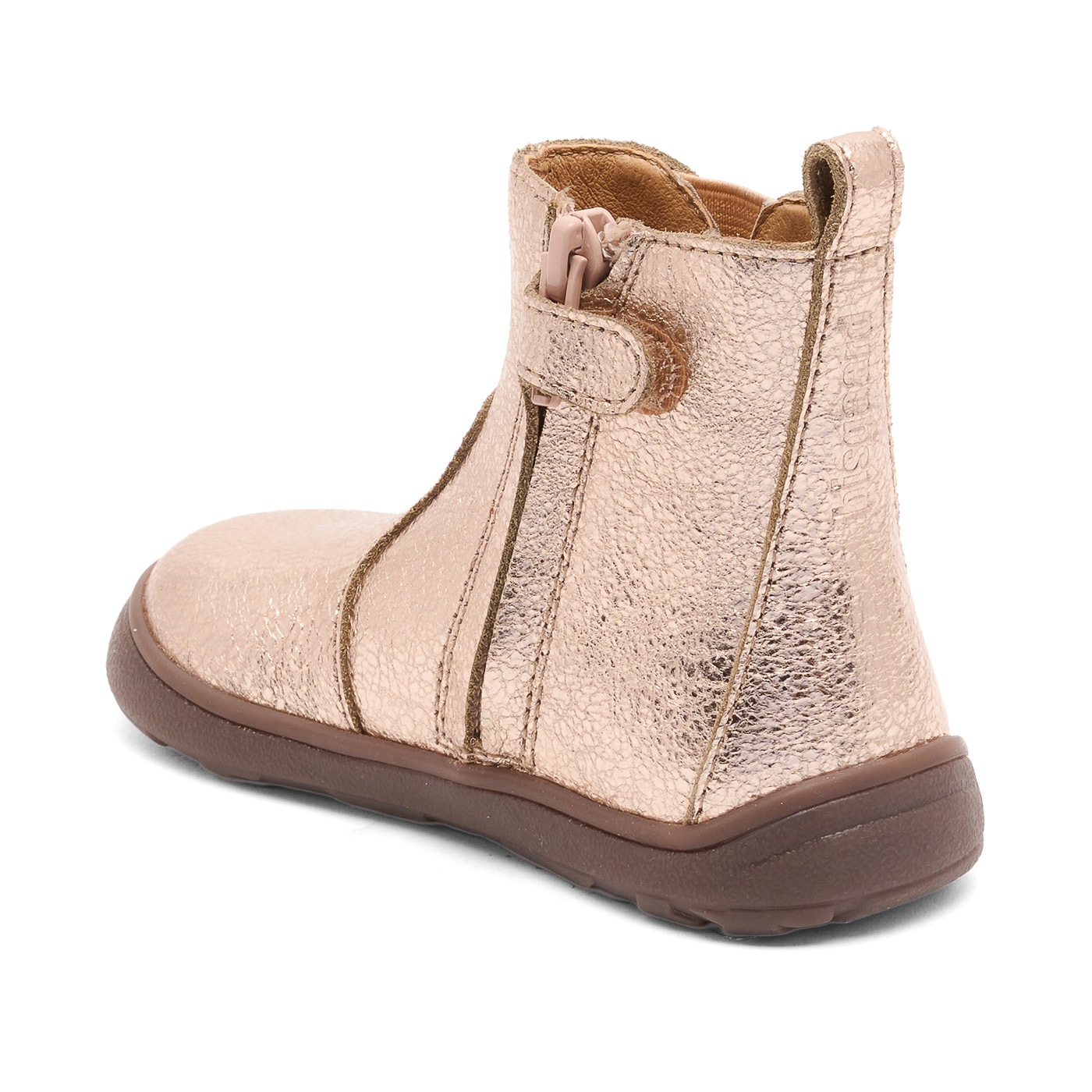 Bisgaard Barfußschuh »barefoot runa«  Winterboots, Stiefelette mit Metallic-Herzchen-Motiv seitlich